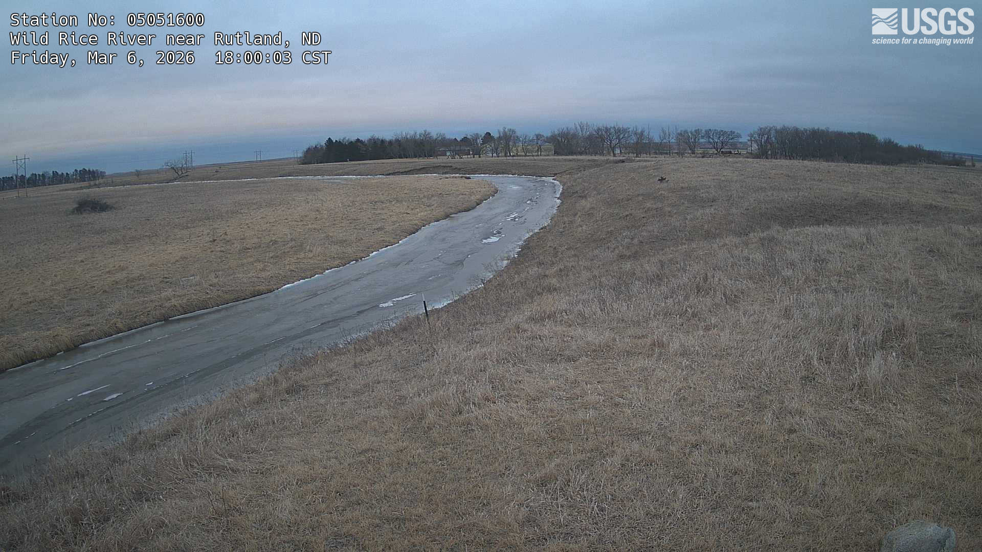 USGS HIVIS CAM Wild Rice River near Rutland