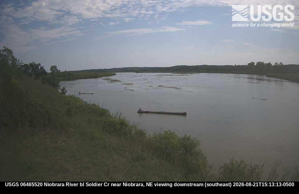 Most recent image at Niobrara River bl Soldier Cr nr Niobrara Nebr