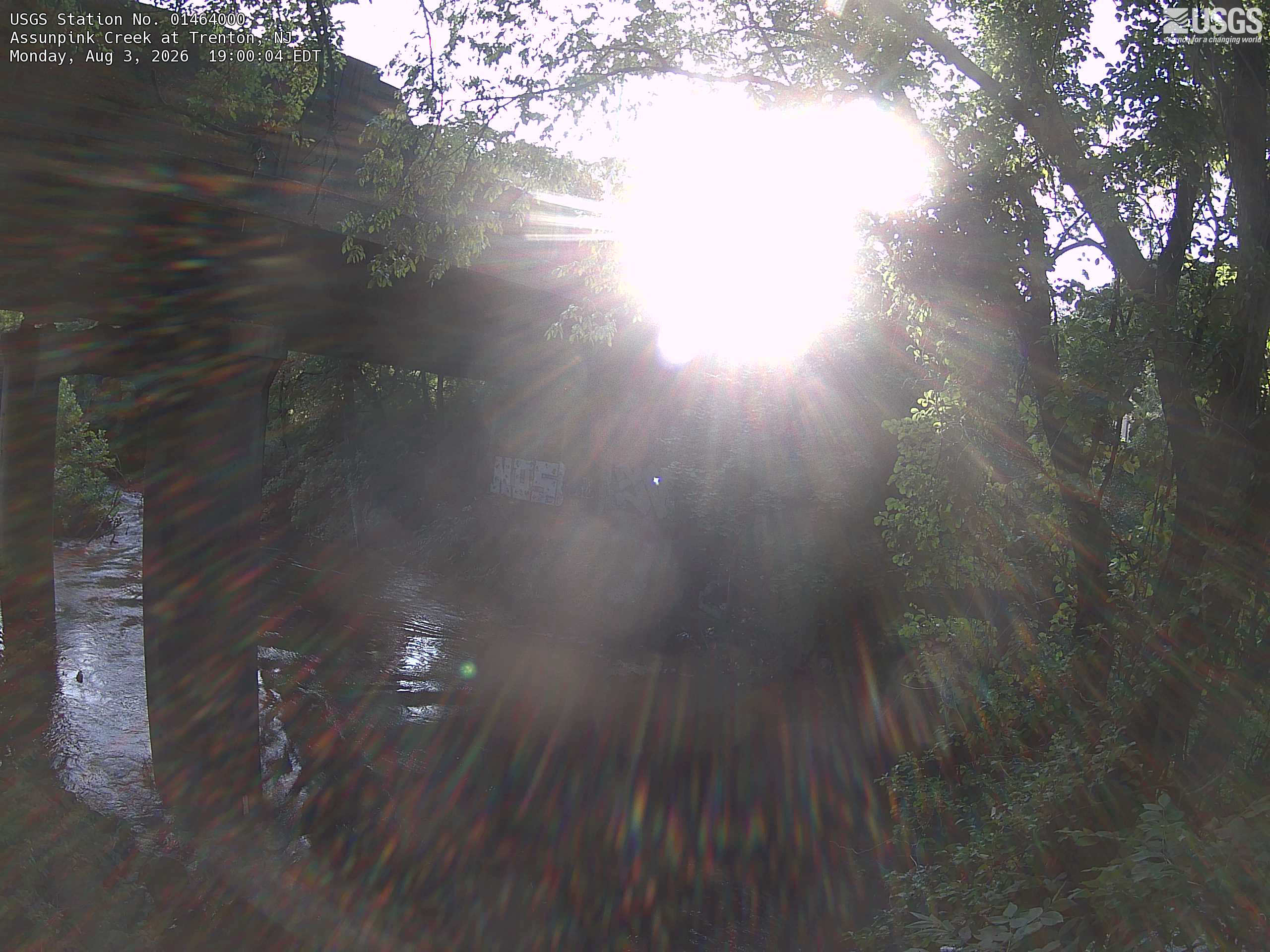 Most recent image at Assunpink Creek at Trenton