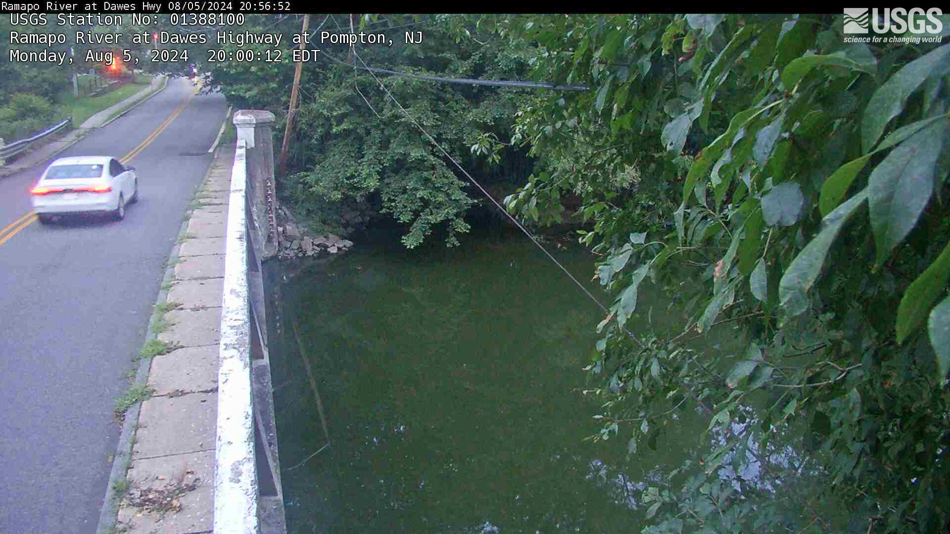 View of Ramapo River at Dawes Highway, NJ