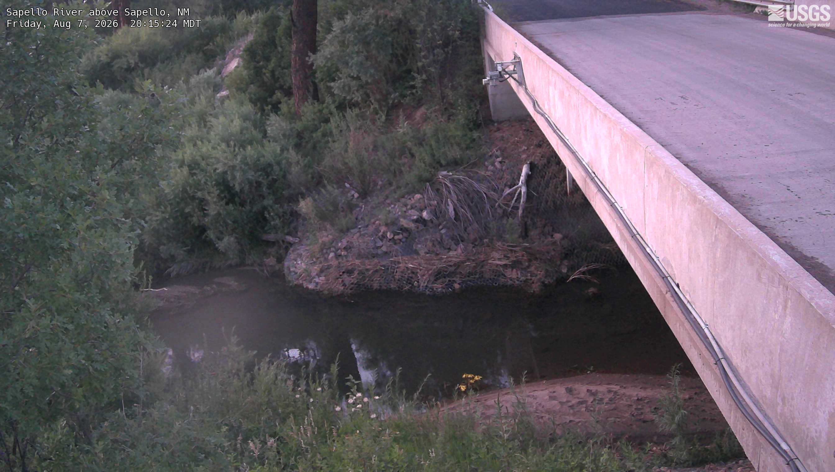 Most recent image at Sapello River above Sapello