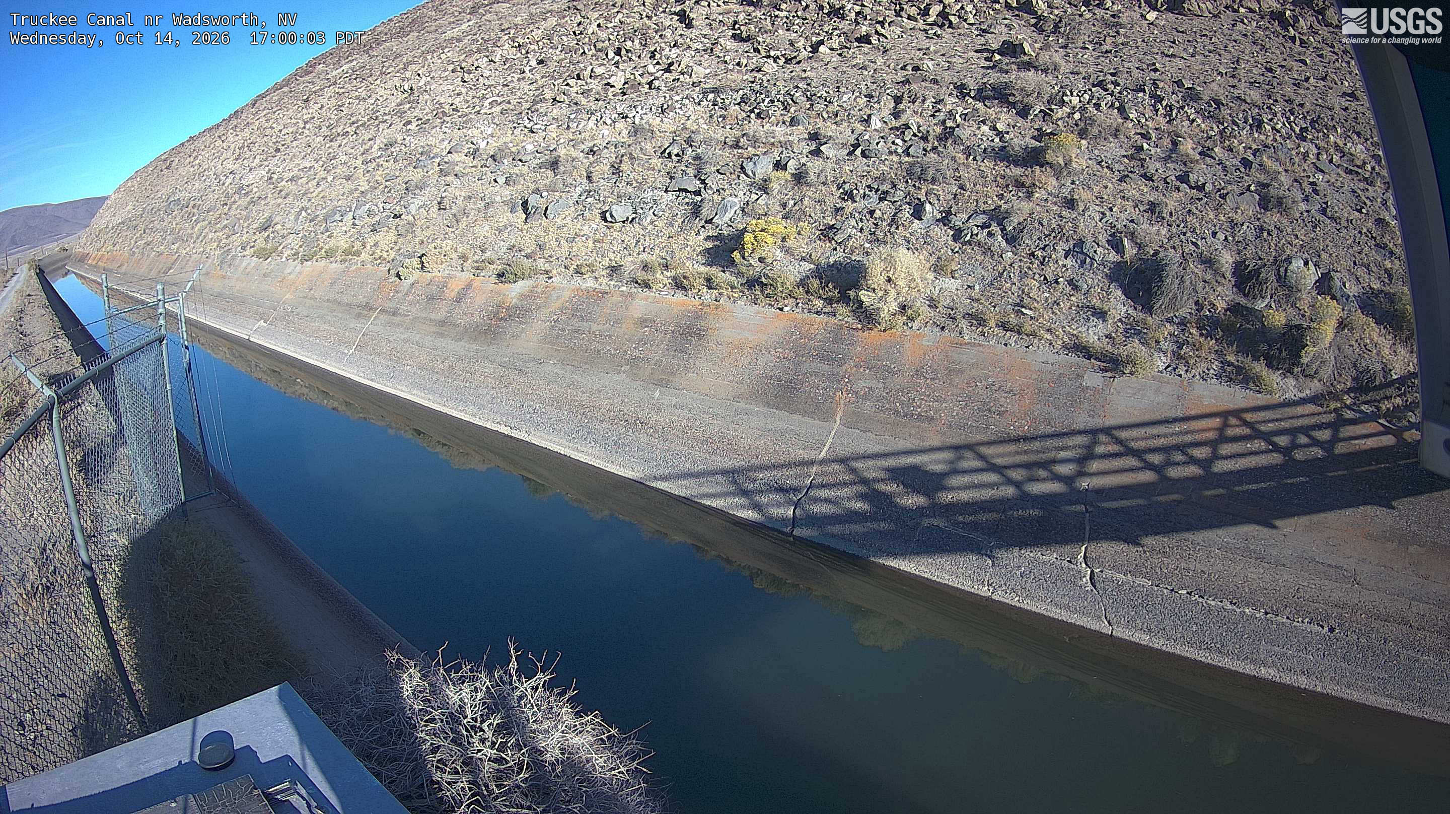 Most recent image at Truckee Canal nr Wadsworth