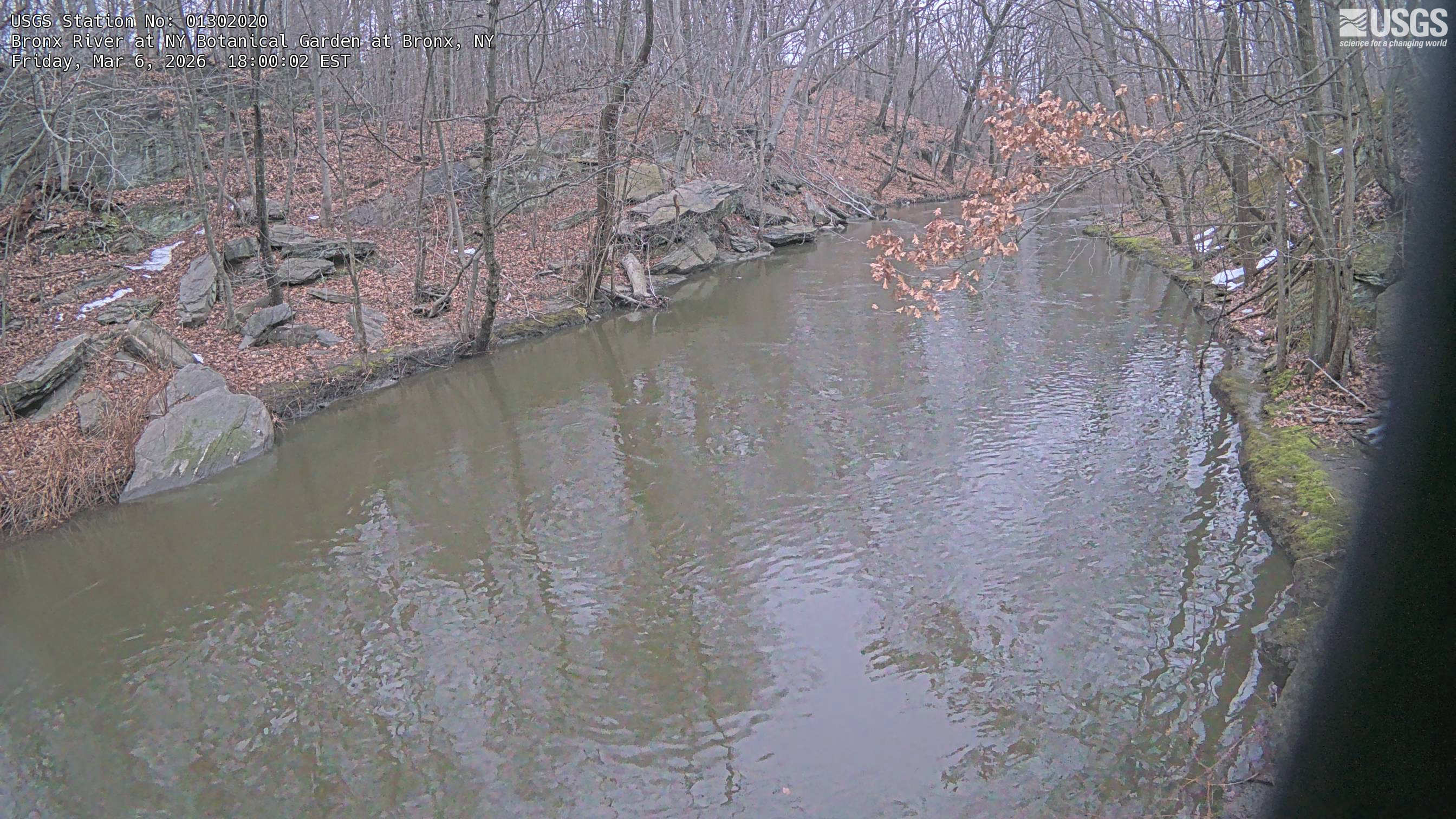 USGS HIVIS CAM Bronx River at NY Botanical Garden at Bronx