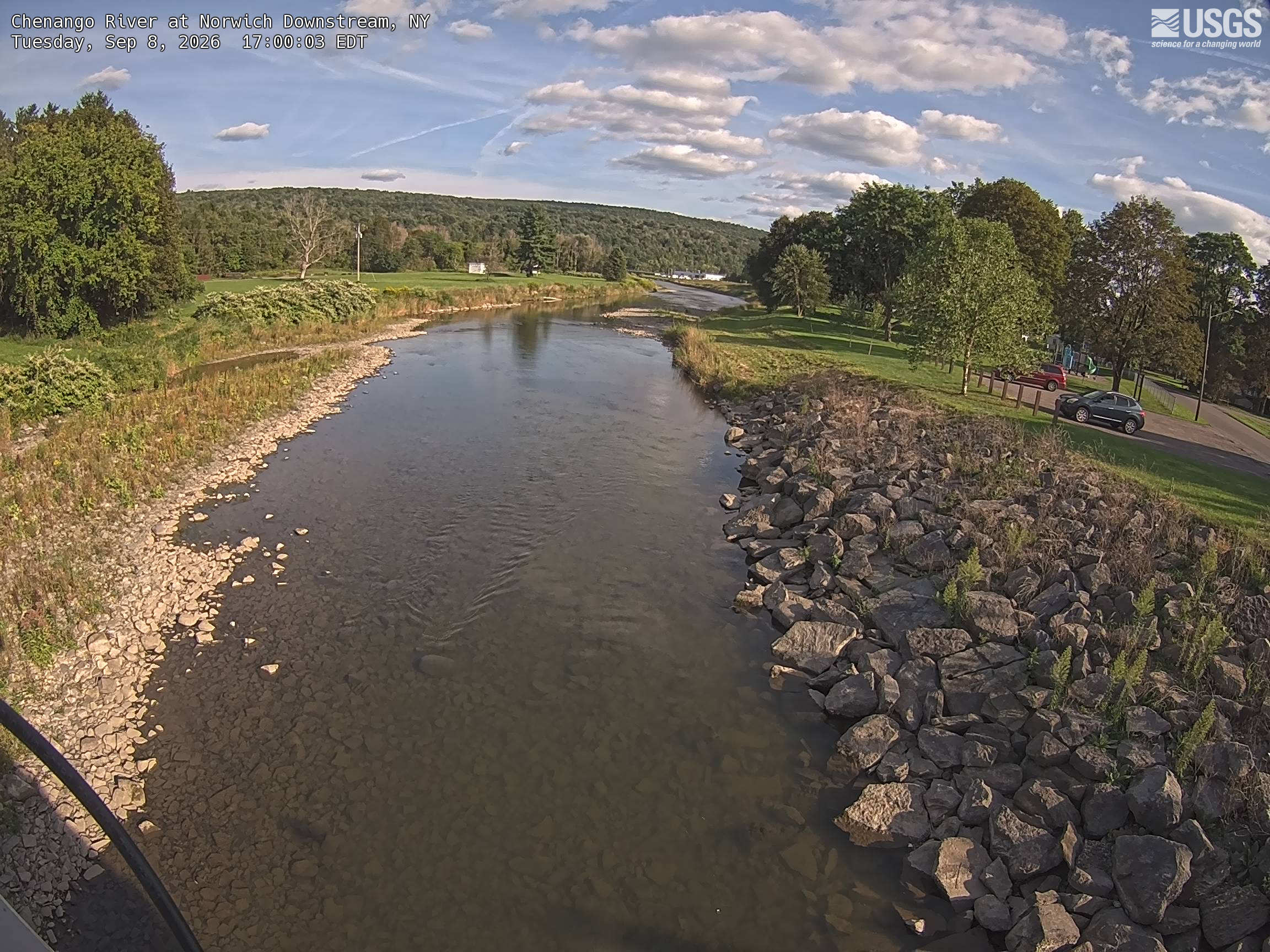 Most recent image at Chenango River at Norwich Downstream