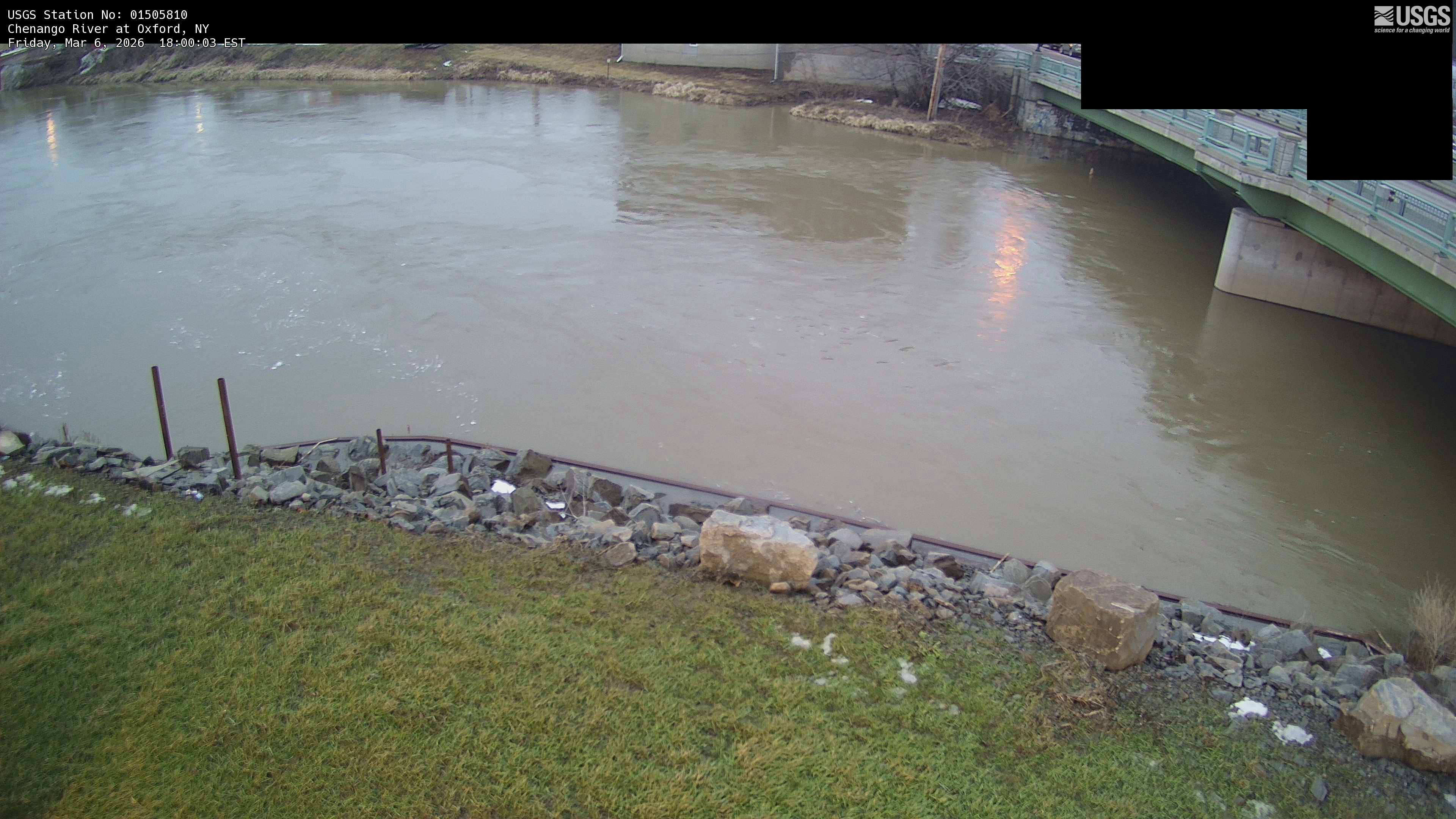 USGS HIVIS CAM Chenango River at Oxford