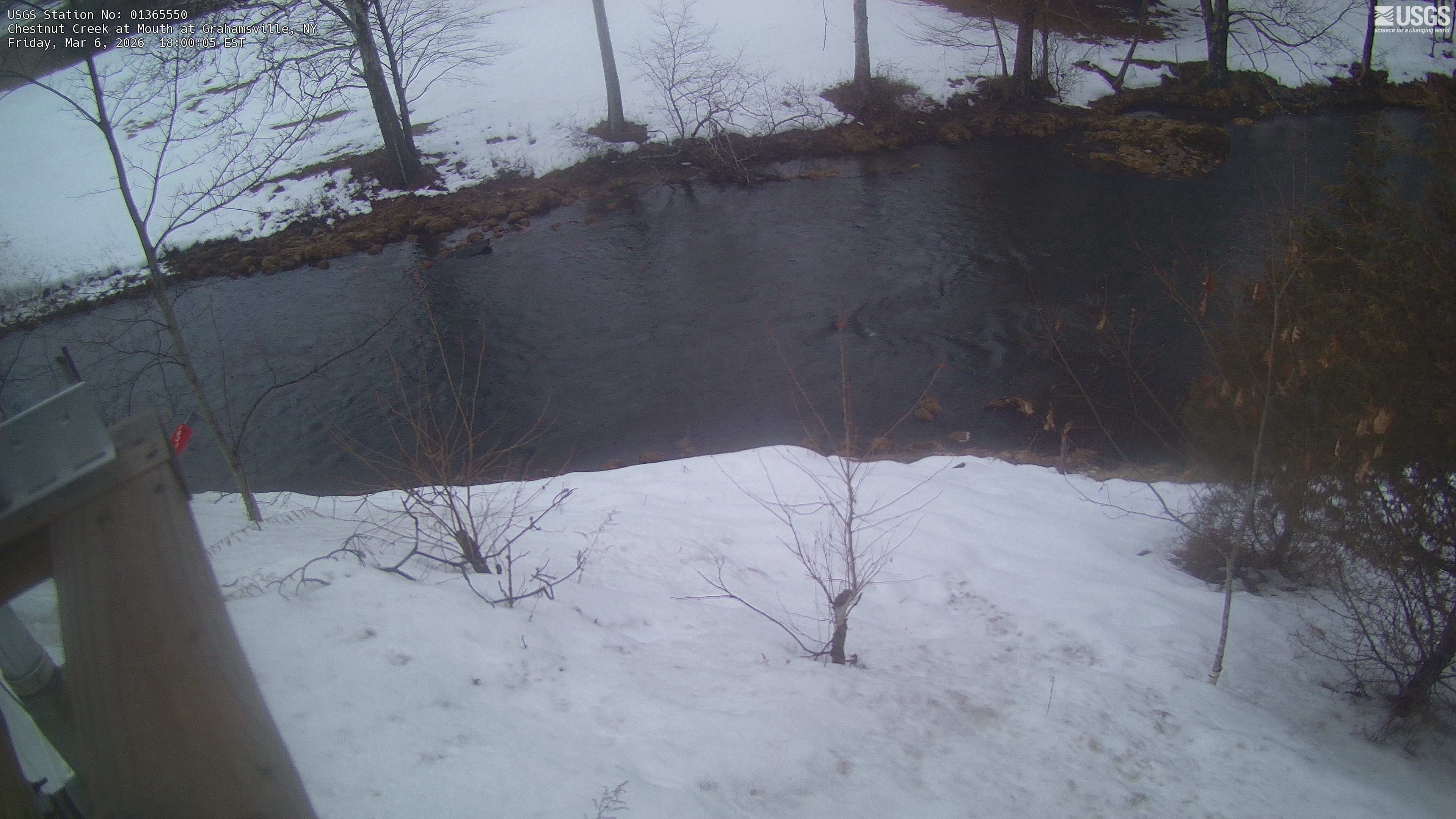 USGS HIVIS CAM Chestnut Creek at Mouth at Grahamsville