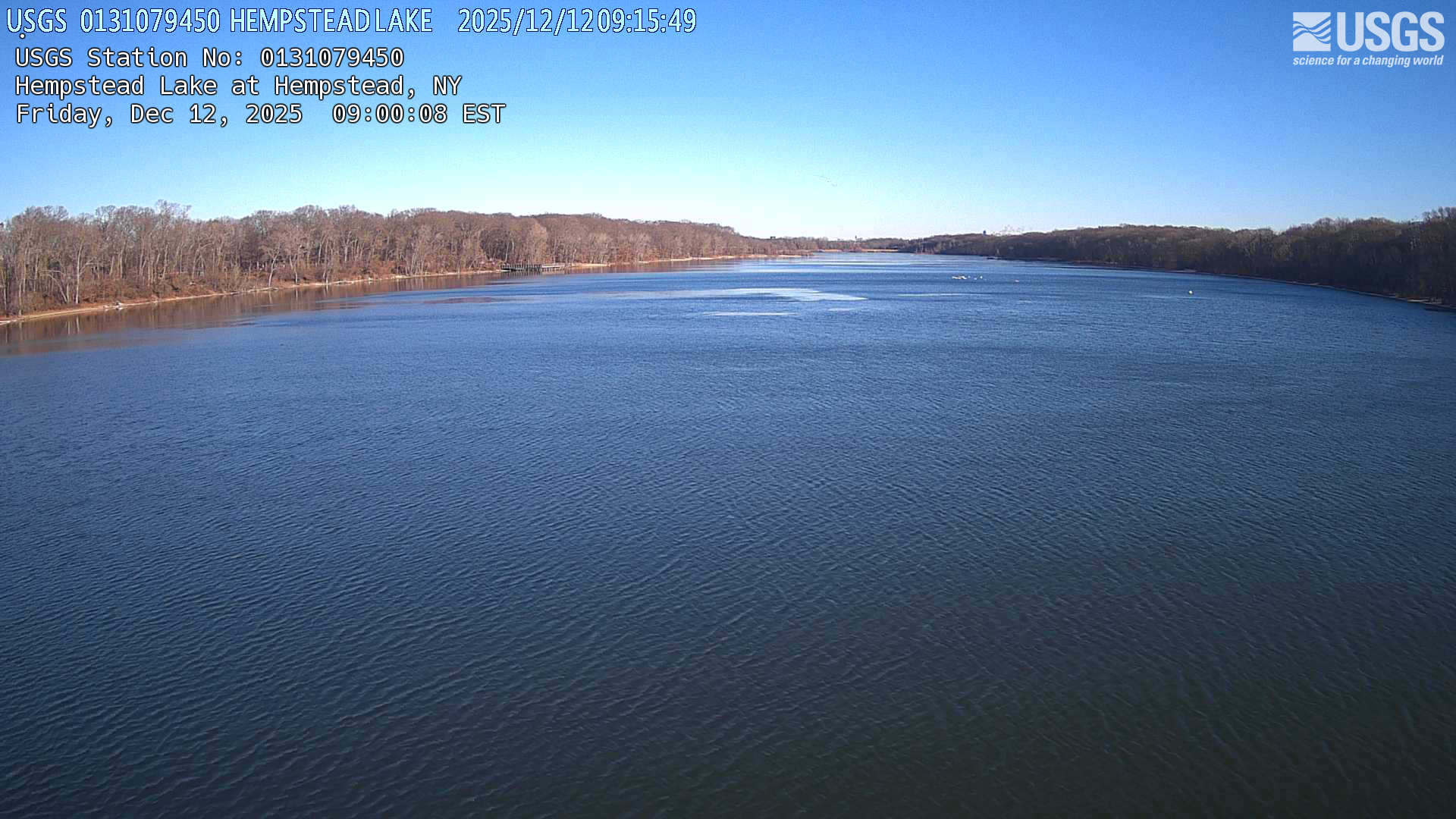 USGS HIVIS CAM Hempstead Lake at Hempstead