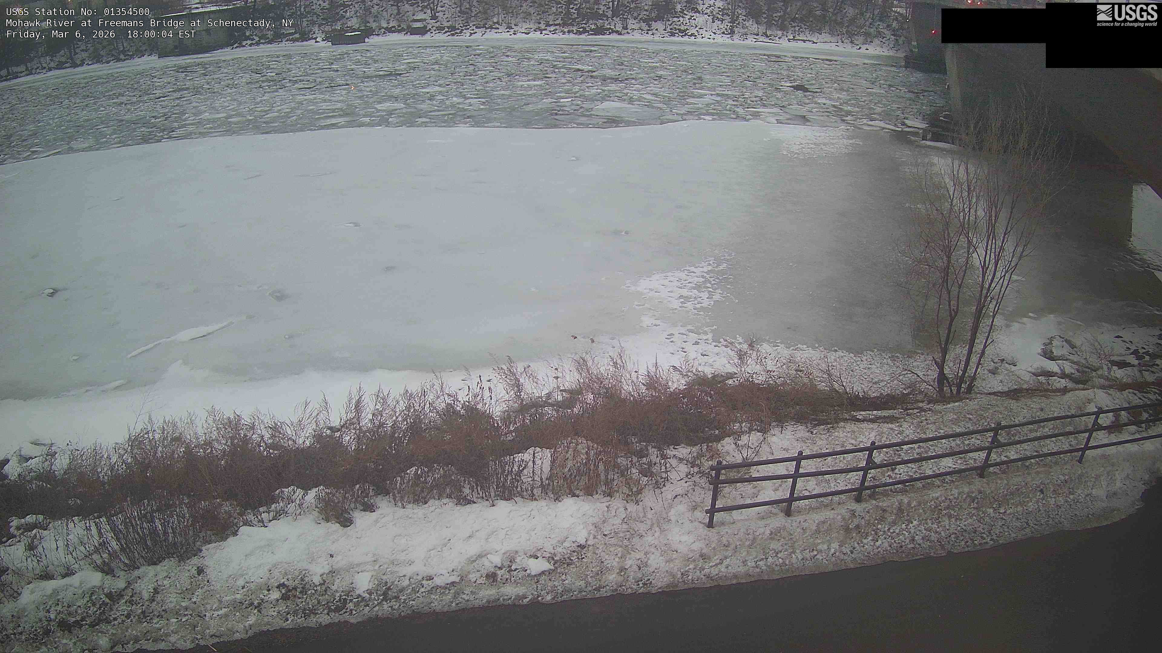 USGS HIVIS CAM Mohawk River at Freemans Bridge at Schenectady
