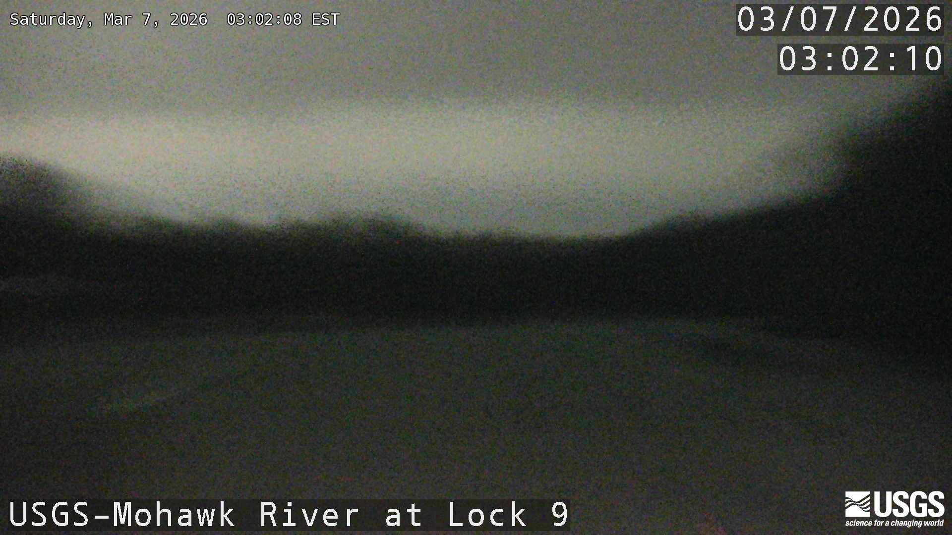 USGS HIVIS CAM Mohawk River at Lock 9 at Rotterdam Junction Downstream Zoom
