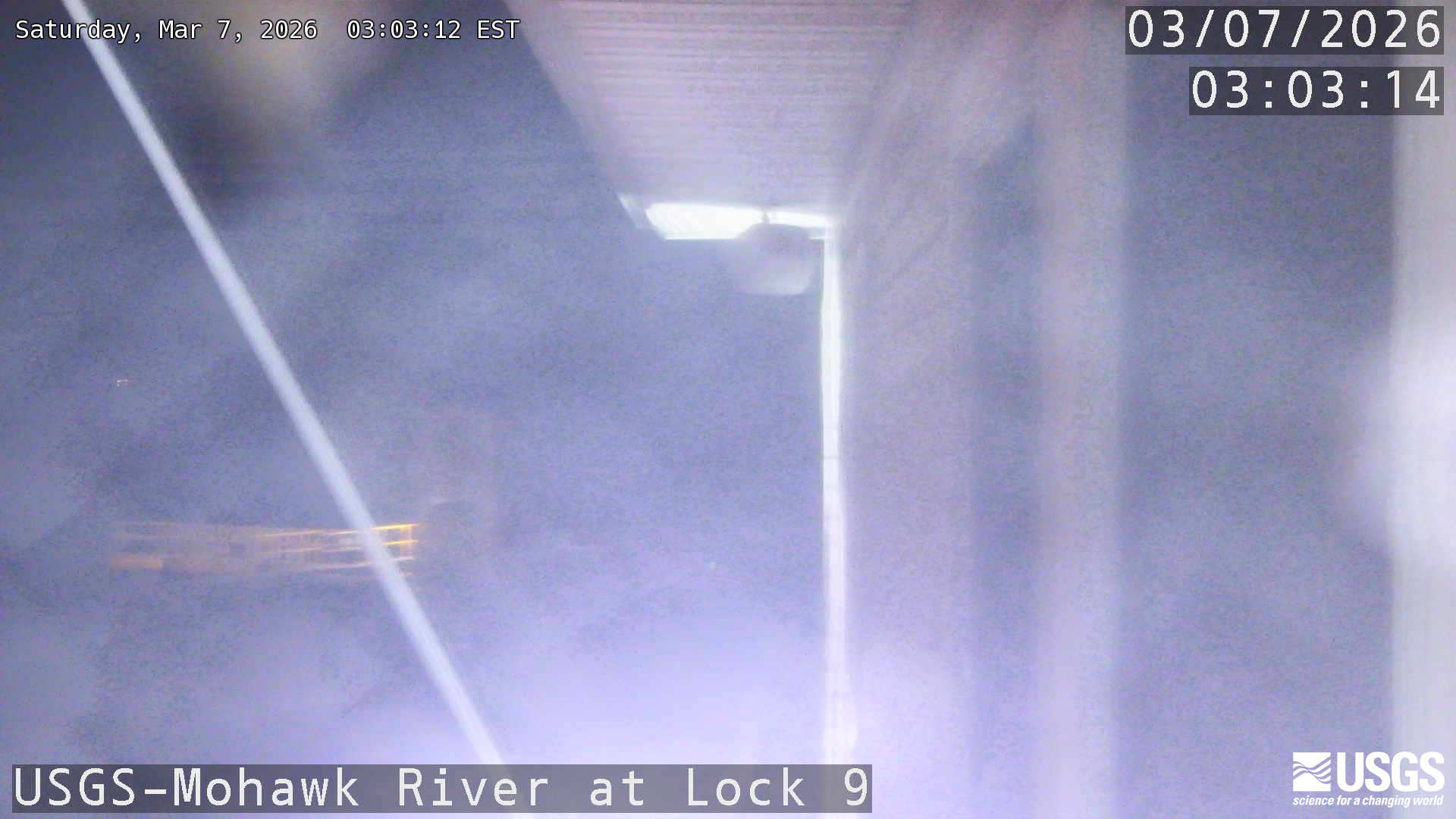 USGS HIVIS CAM Mohawk River at Lock 9 at Rotterdam Junction Upstream