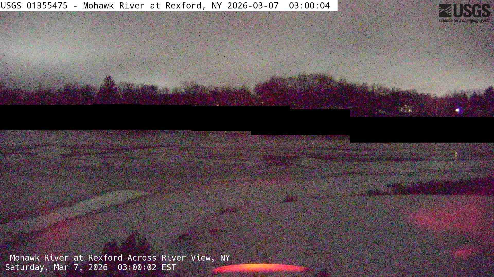 USGS HIVIS CAM Mohawk River at Rexford Across River View