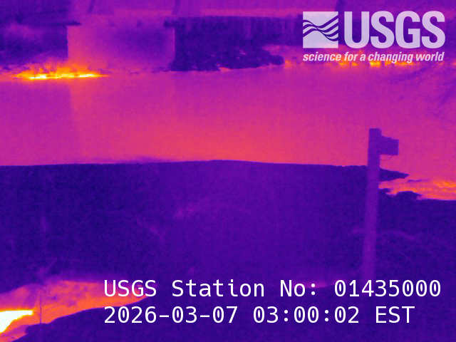 USGS HIVIS CAM Neversink River near Claryville THERMAL