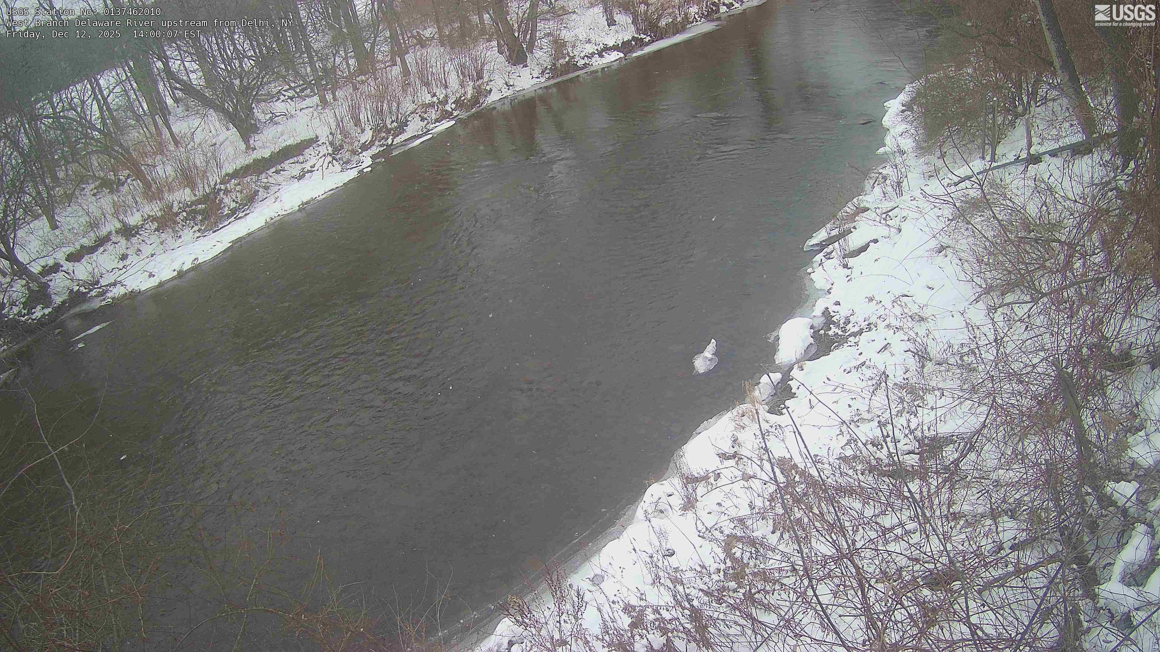 USGS HIVIS CAM West Branch Delaware River upstream from Delhi