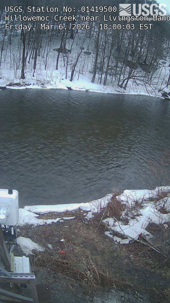 USGS HIVIS CAM Willowemoc Creek near Livingston Manor