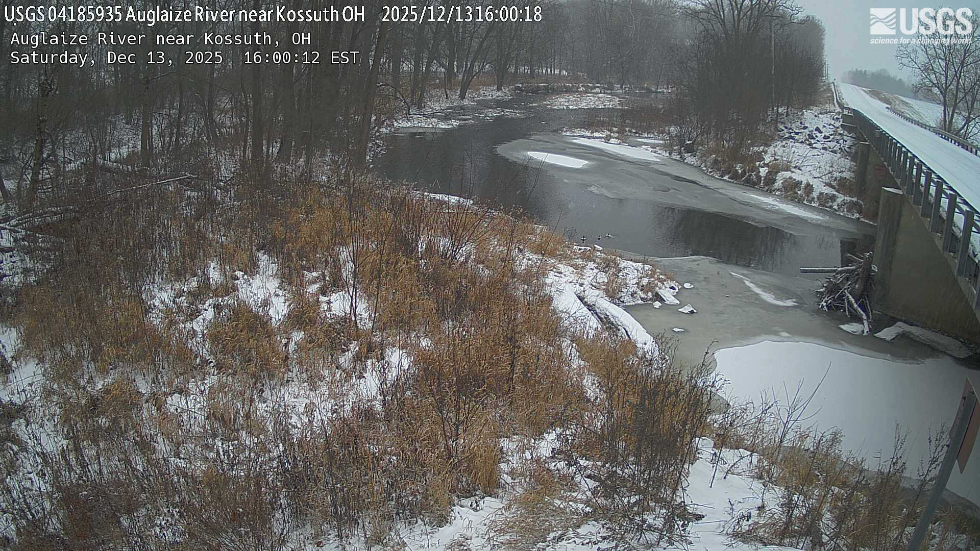 USGS HIVIS CAM Auglaize River near Kossuth