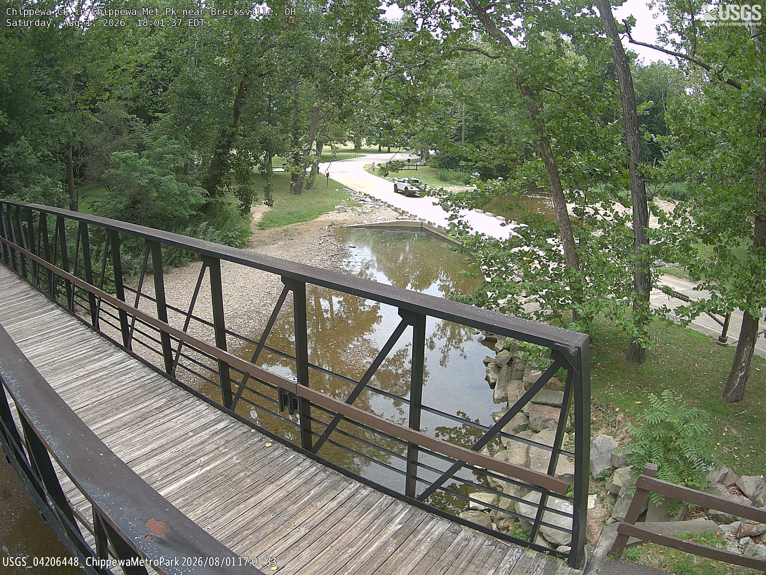 Most recent image at Chippewa Ck in Chippewa Met Pk near Brecksville