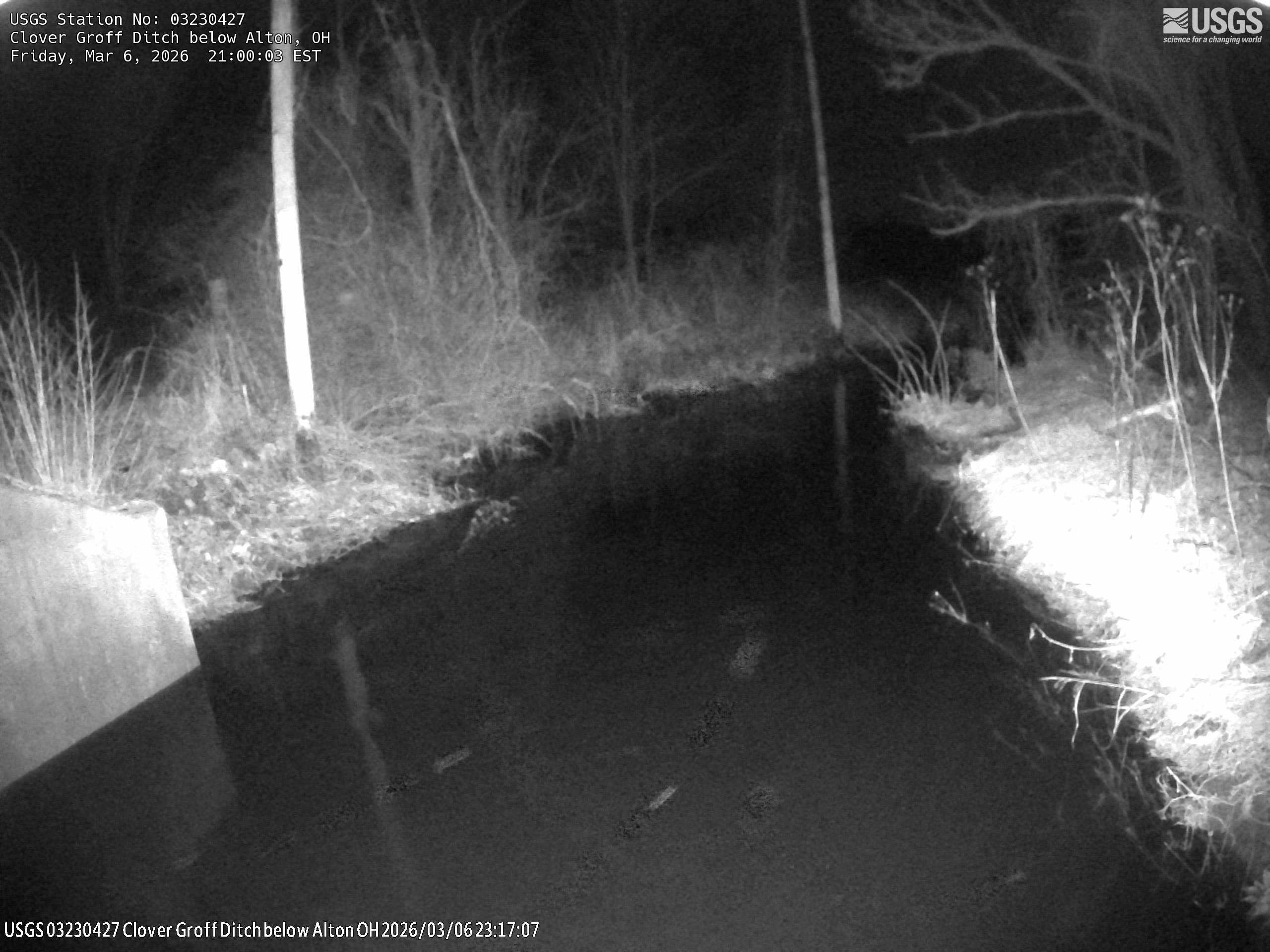 USGS HIVIS CAM Clover Groff Ditch below Alton