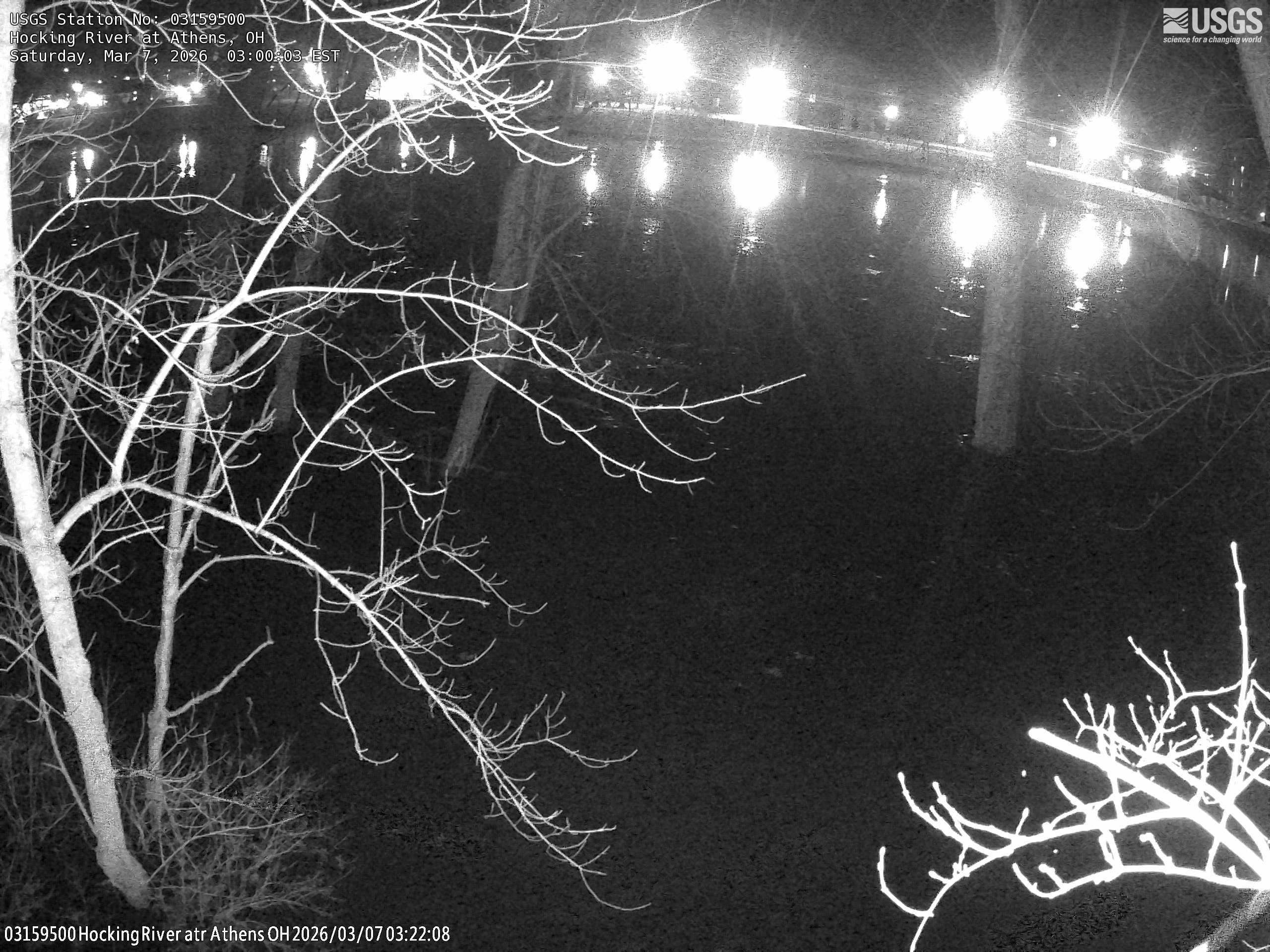 USGS HIVIS CAM Hocking River at Athens