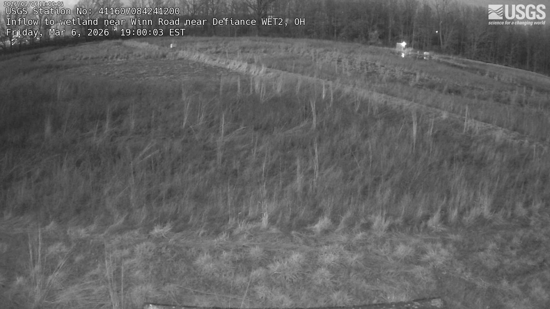 USGS HIVIS CAM Inflow to wetland near Winn Road near Defiance WET2