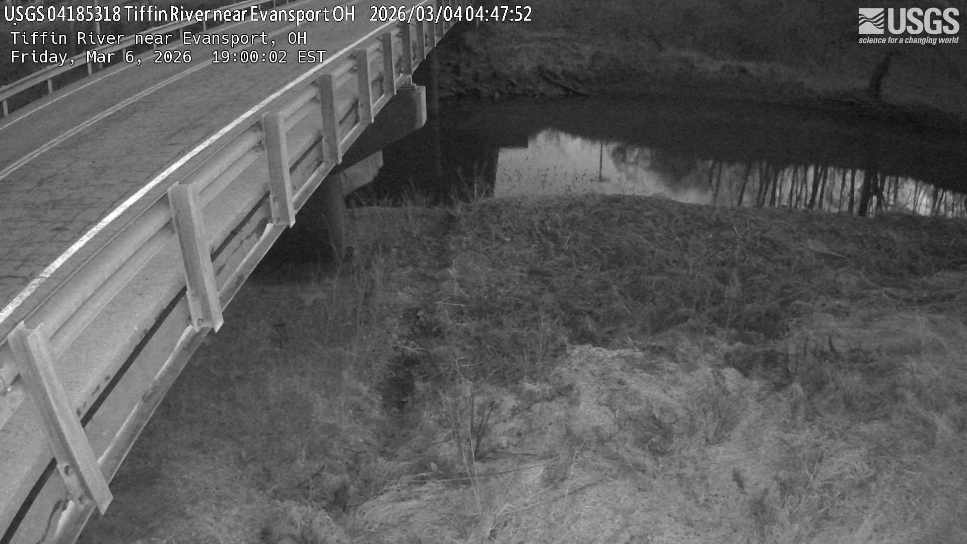 USGS HIVIS CAM Tiffin River near Evansport