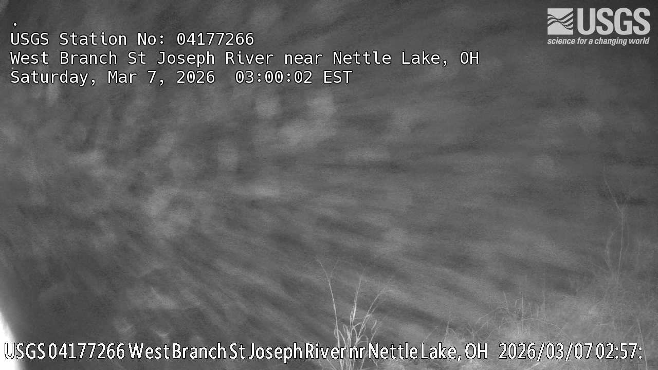 USGS HIVIS CAM West Branch St Joseph River near Nettle Lake