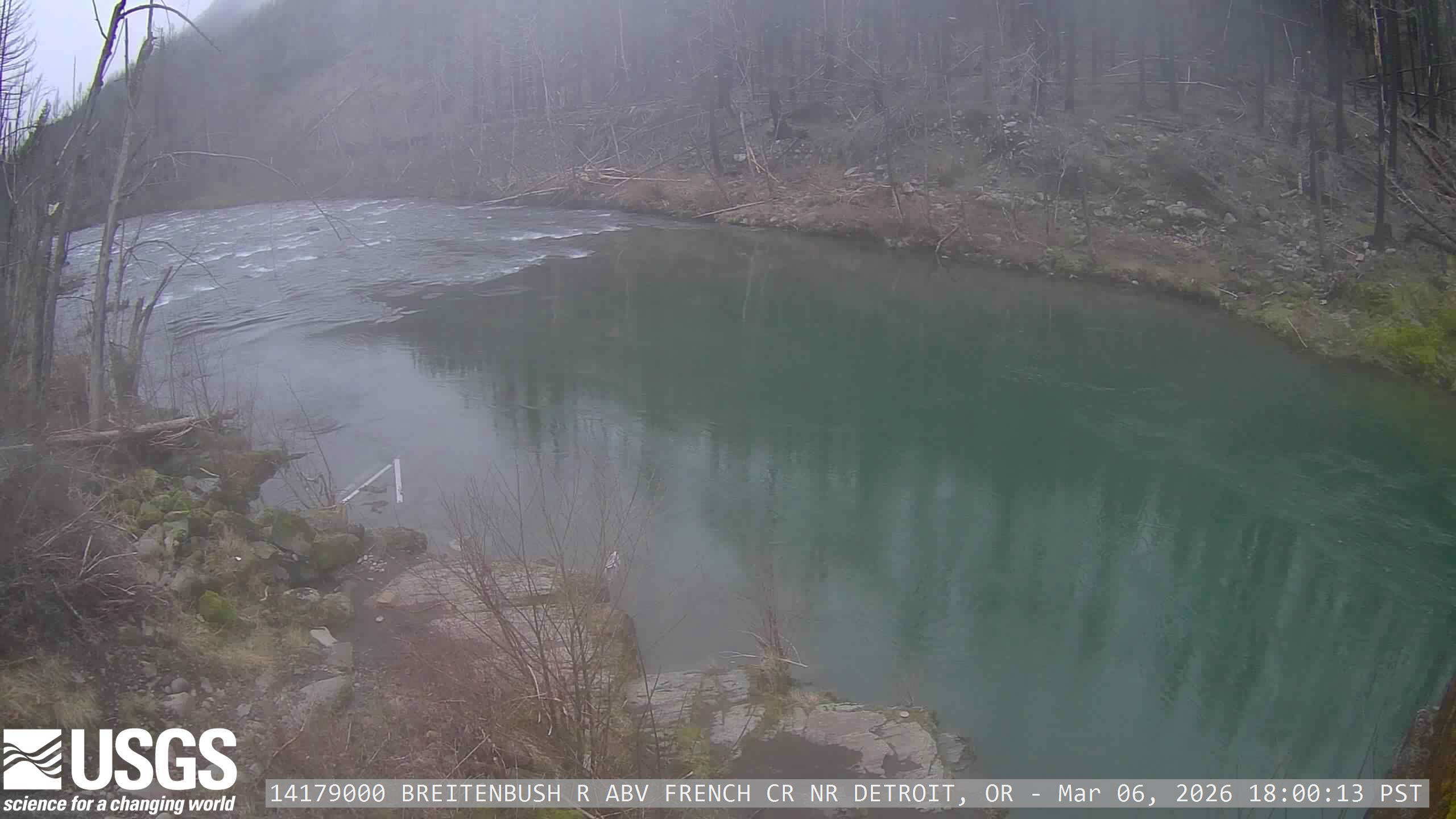 USGS HIVIS CAM Breitenbush River above French Creek near Detroit