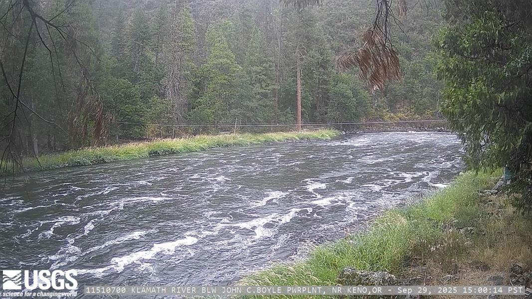 USGS HIVIS CAM Klamath River below John C Boyle Powerplant near Keno