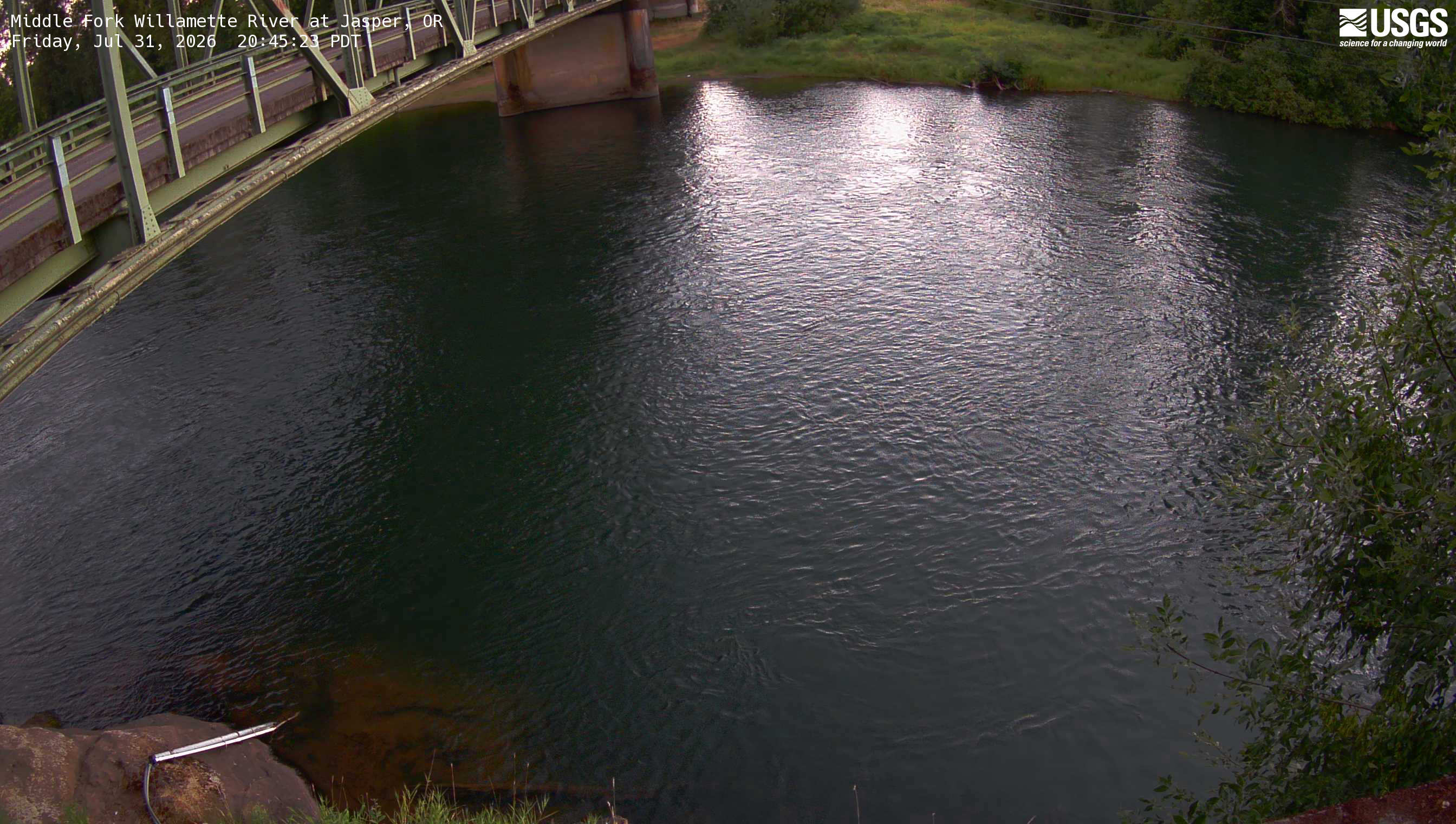 Most recent image at Middle Fork Willamette River at Jasper