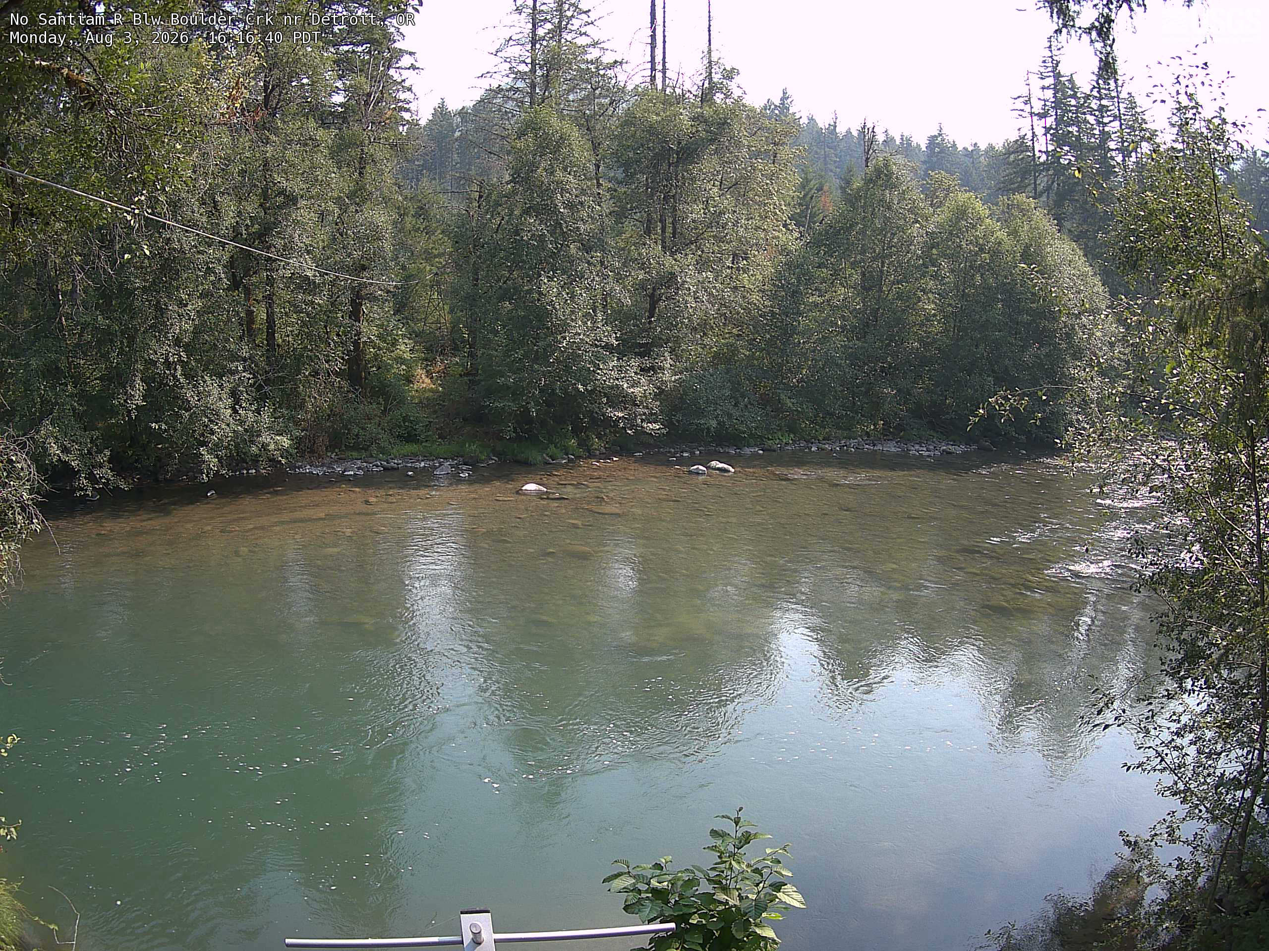 Most recent image at No Santiam R Blw Boulder Crk nr Detroit