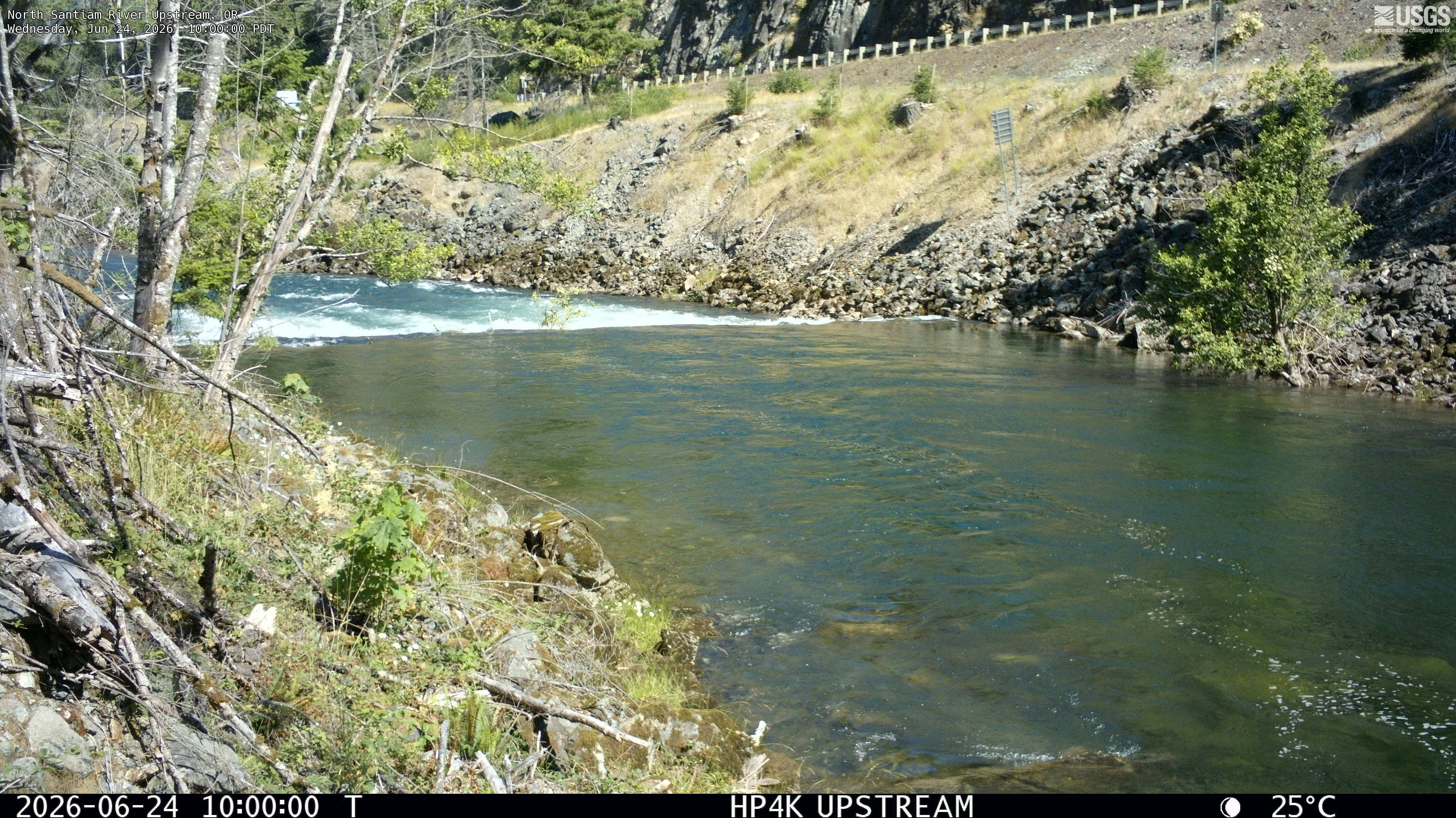 Most recent image at North Santiam River Upstream