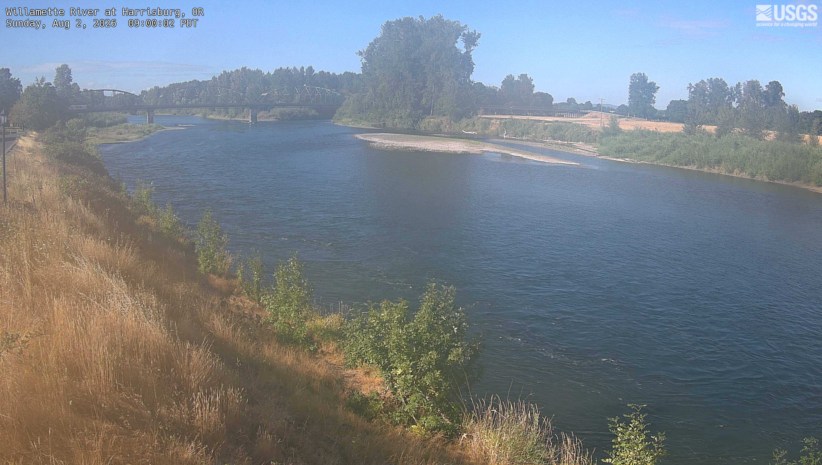 Most recent image at Willamette River at Harrisburg