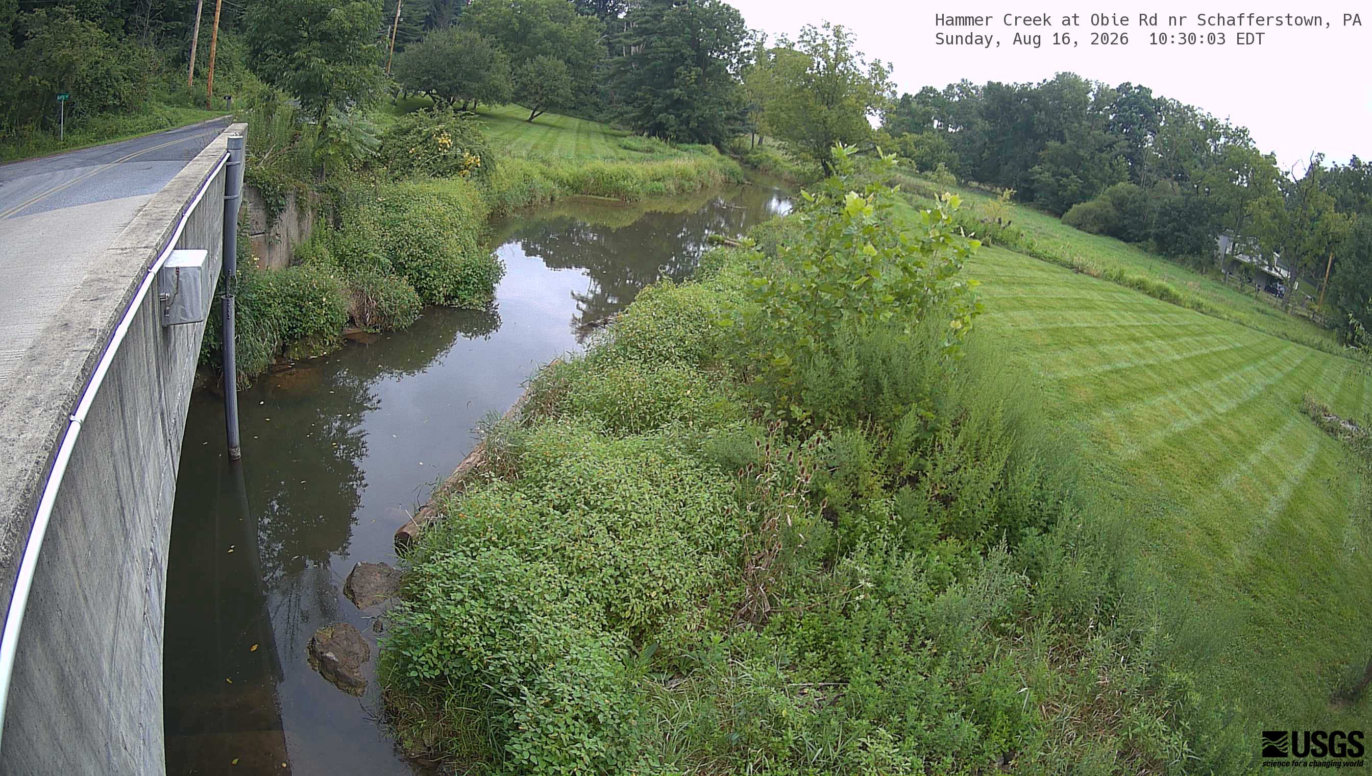 Most recent image at Hammer Creek at Obie Rd nr Schafferstown