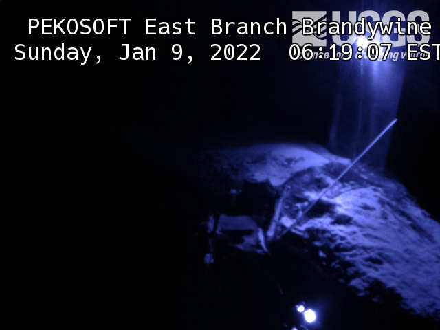 USGS HIVIS CAM PEKOSOFT East Branch Brandywine Creek below Downingtown