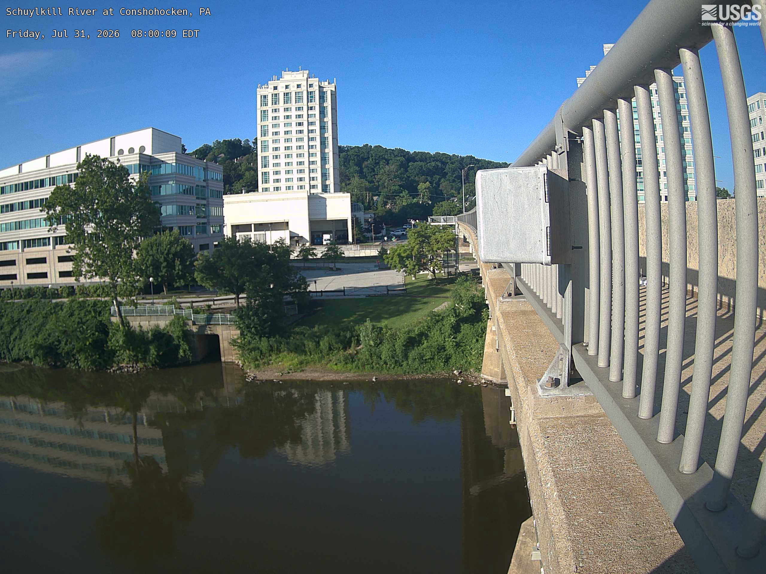 Most recent image at Schuylkill River at Conshohocken