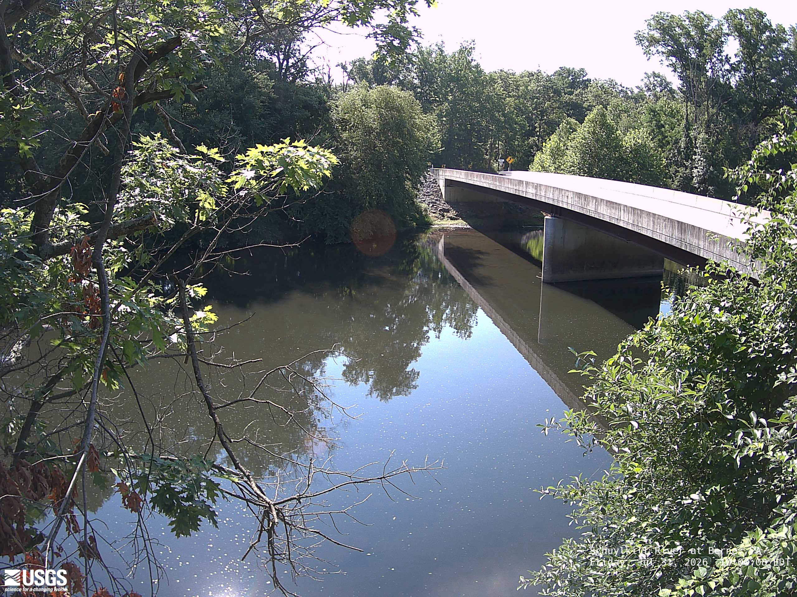 Most recent image at Schuylkill River at Berne