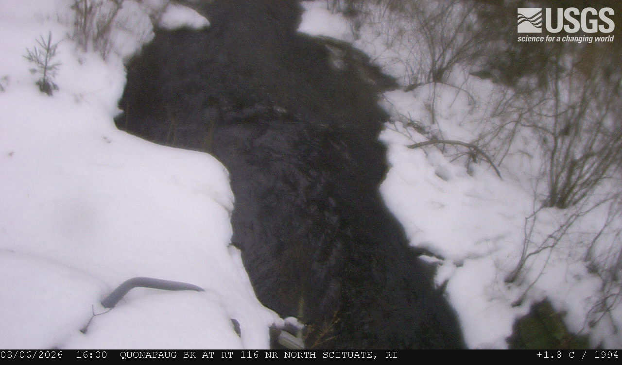 USGS HIVIS CAM QUONOPAUG BK AT RT 116 NR NORTH SCITUATE