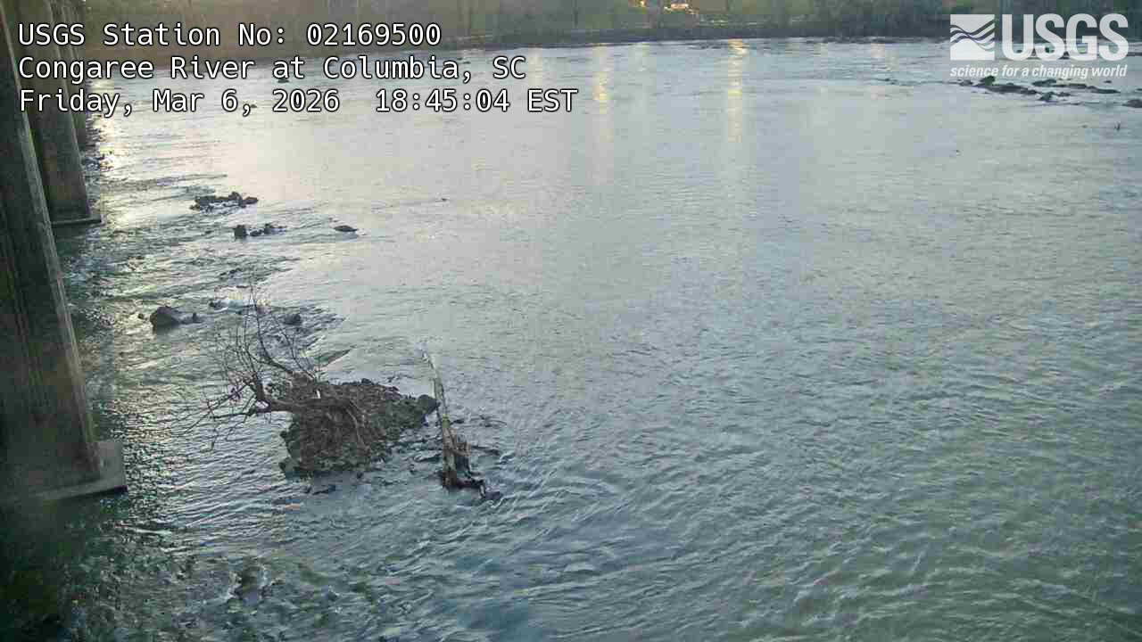 USGS HIVIS CAM Congaree River at Columbia