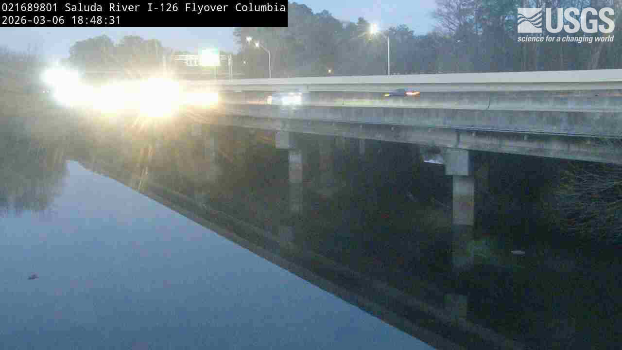 USGS HIVIS CAM Saluda River above I26 Flyover near West Columbia