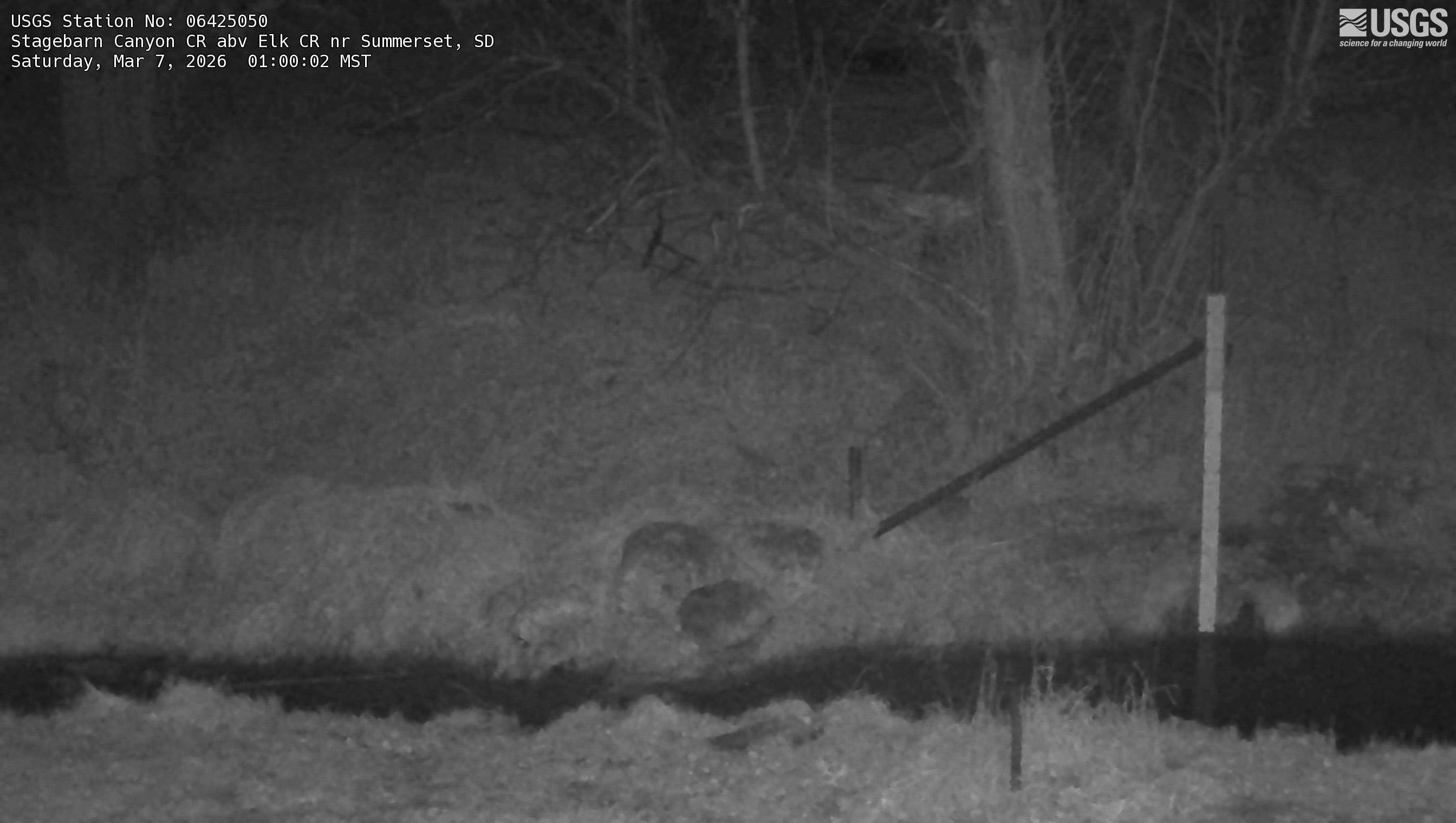 USGS HIVIS CAM Stagebarn Canyon CR abv Elk CR nr Summerset