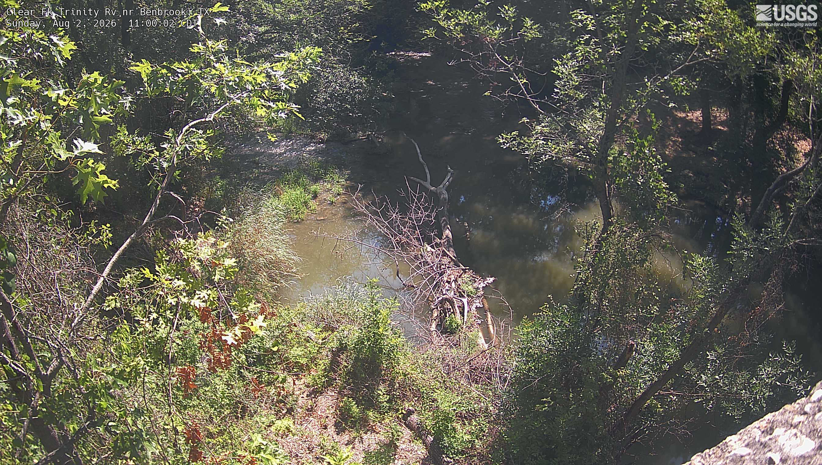 Most recent image at Clear Fk Trinity Rv nr Benbrook