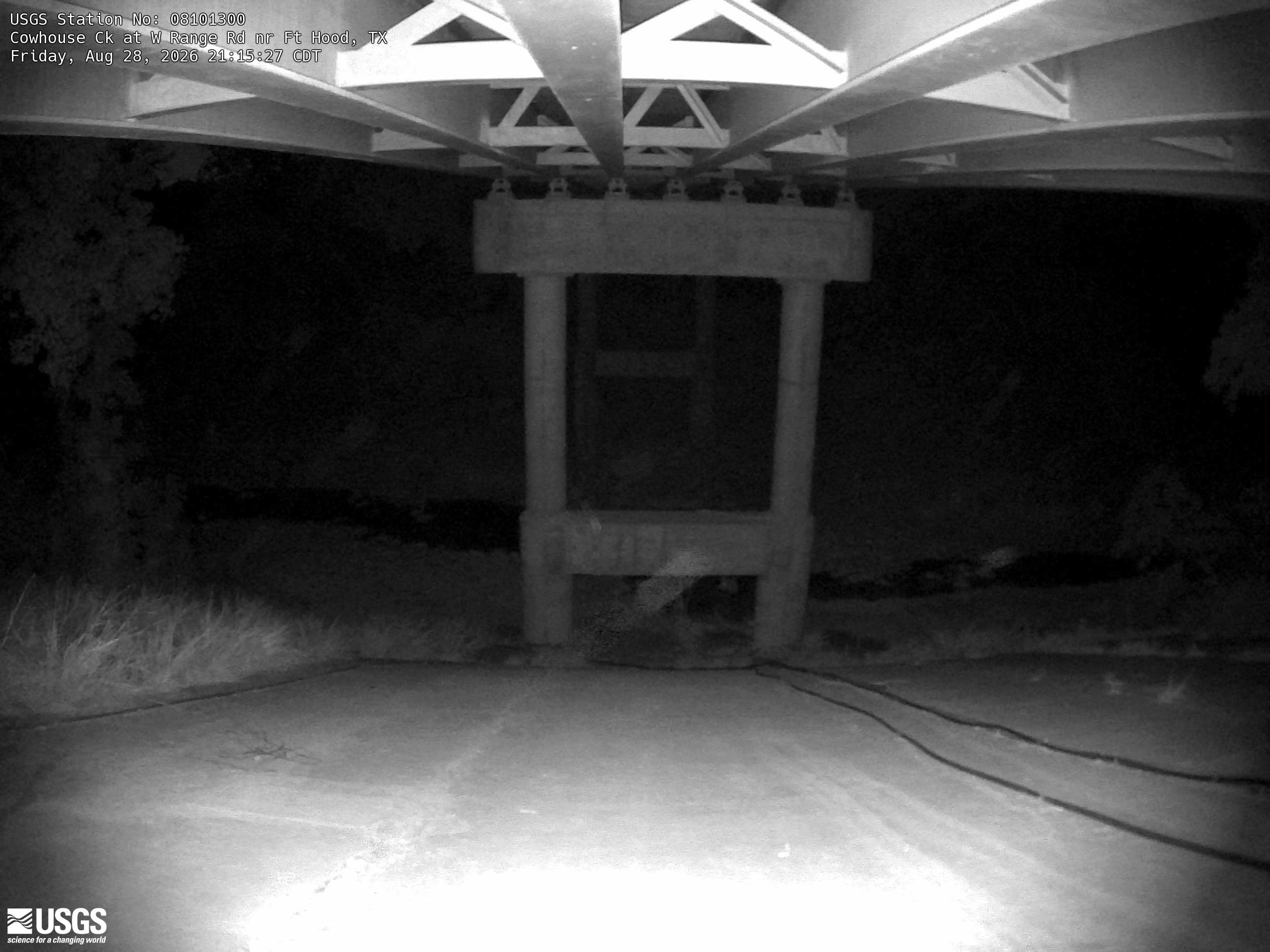 Most recent image at Cowhouse Ck at W Range Rd nr Ft Hood