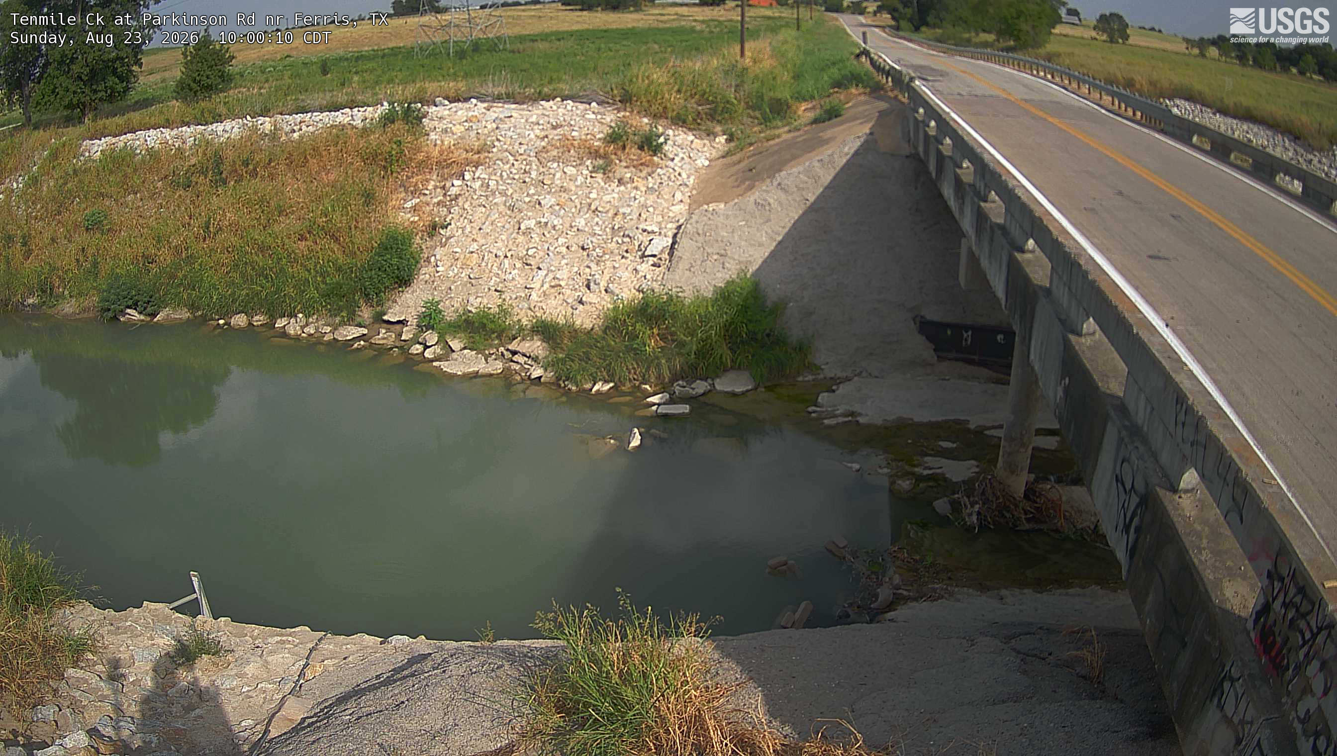Most recent image at Tenmile Ck at Parkinson Rd nr Ferris