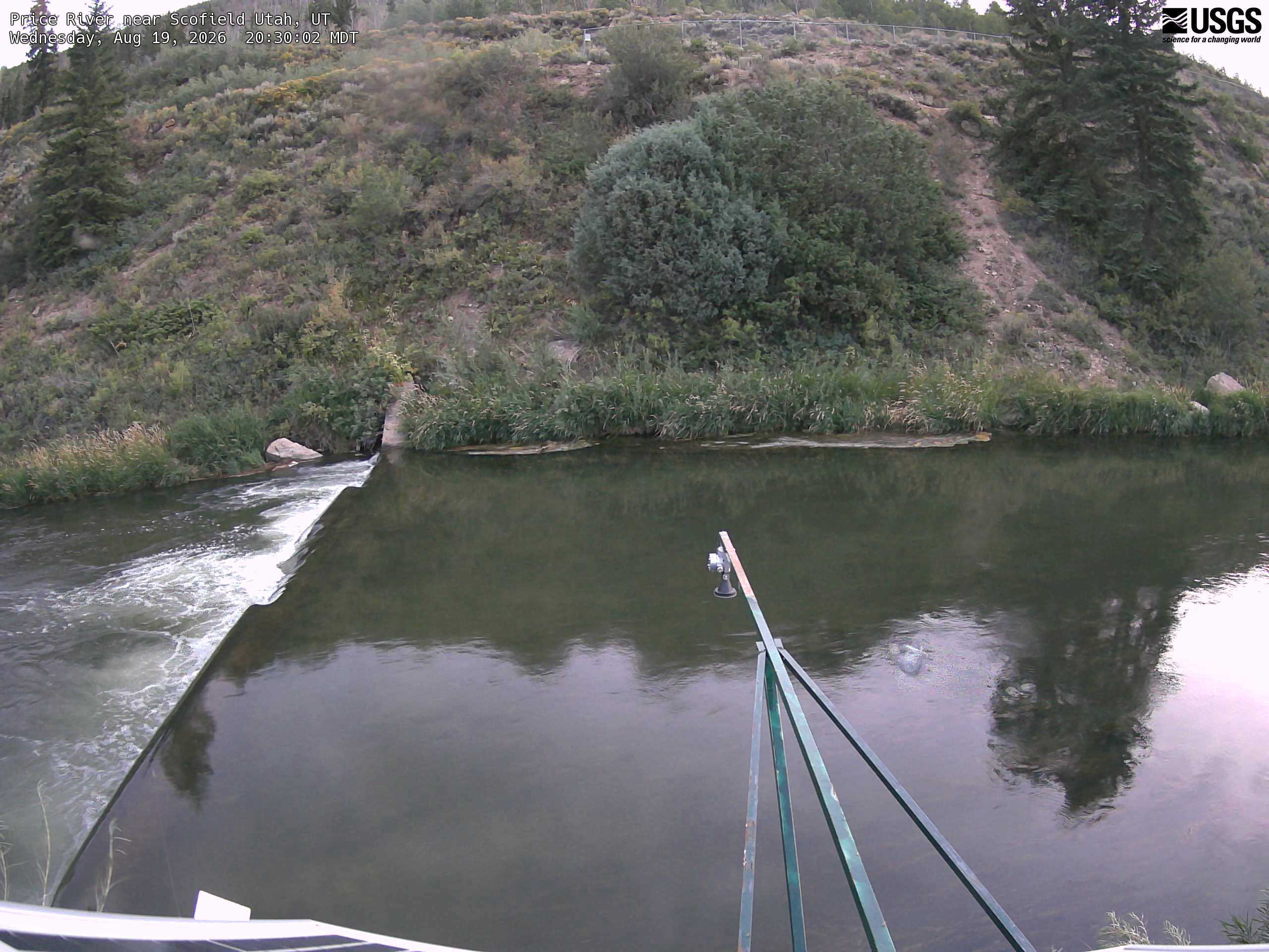 Most recent image at Price River near Scofield Utah