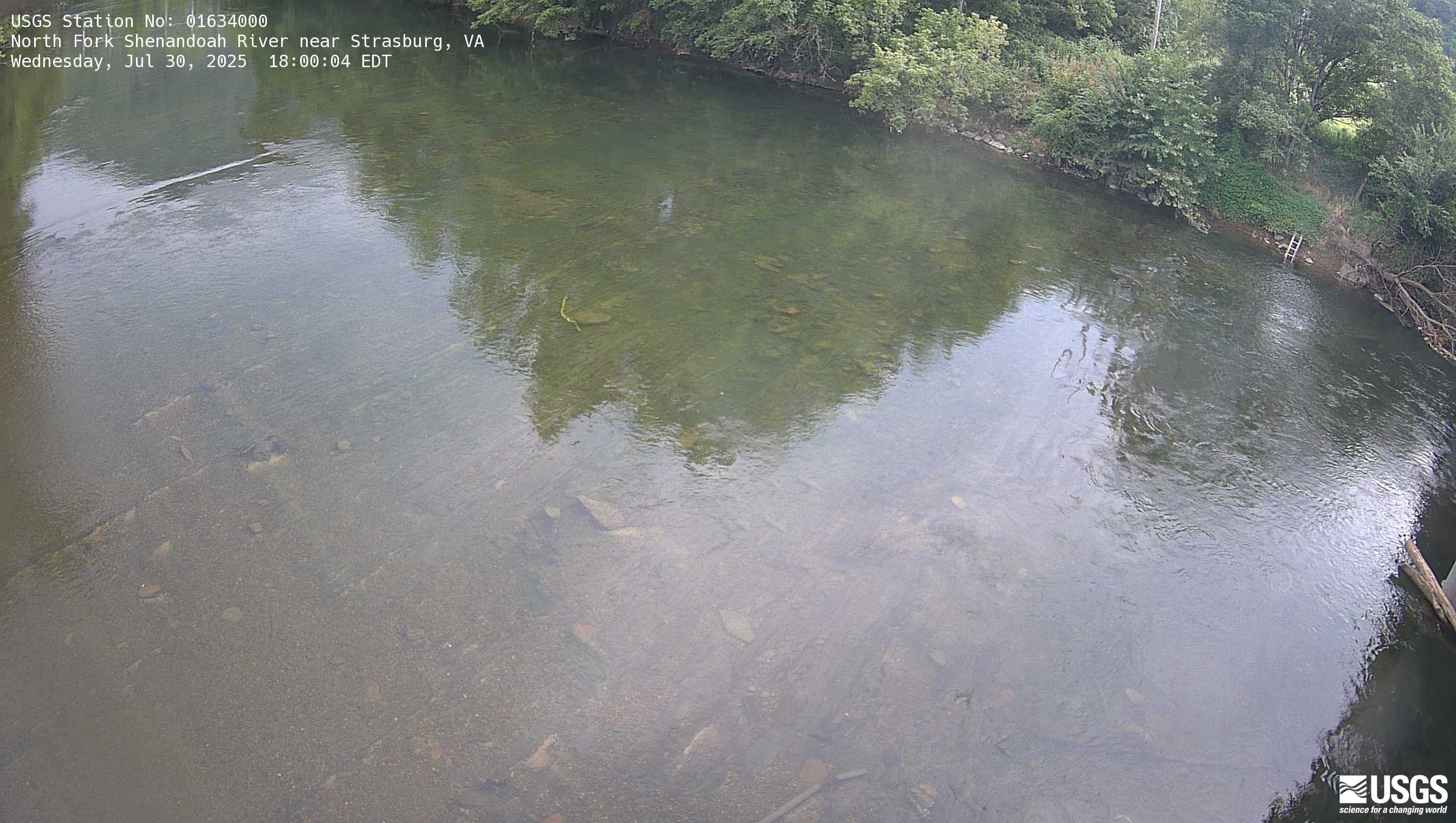 USGS HIVIS CAM North Fork Shenandoah River near Strasburg