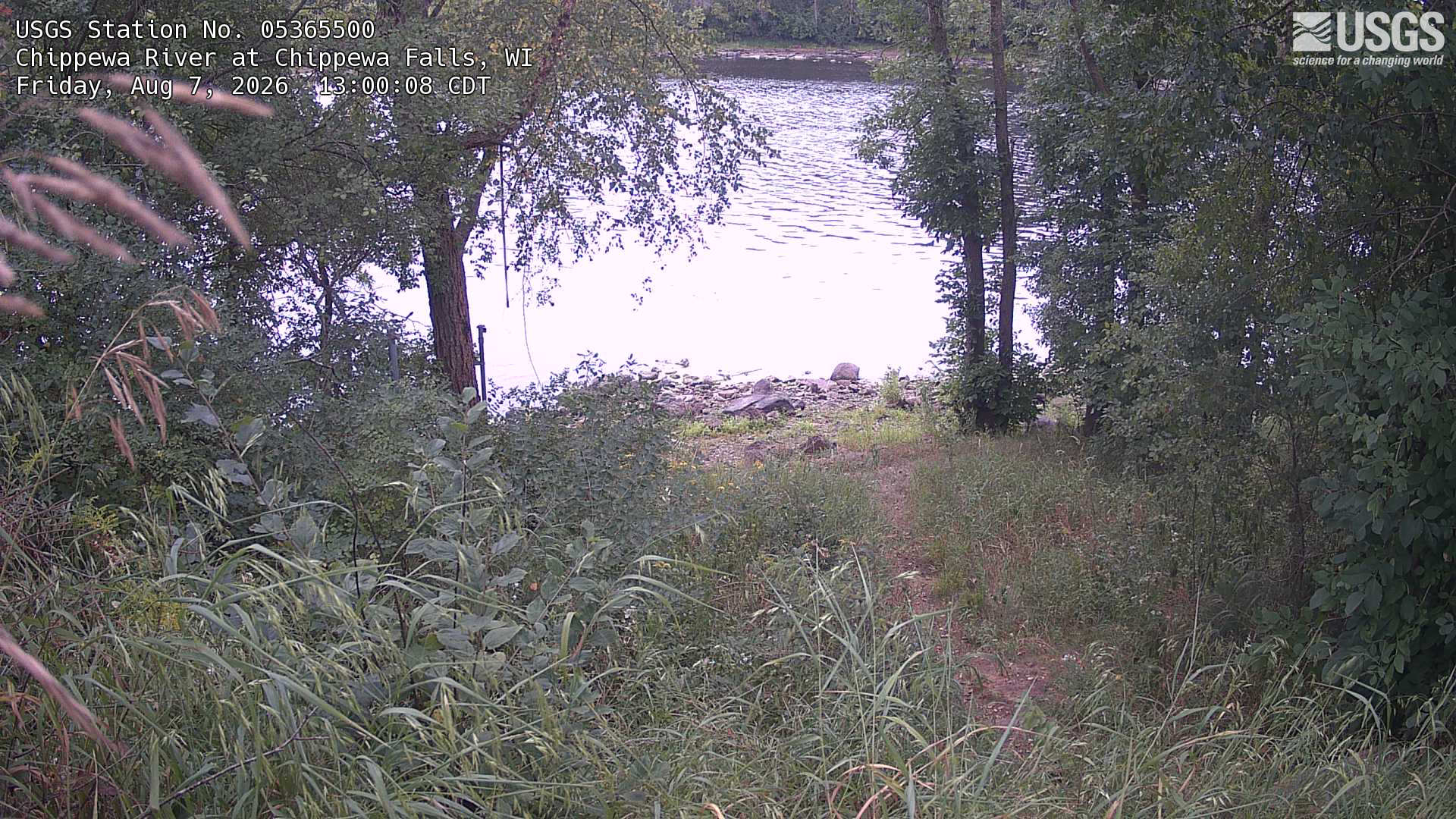 Most recent image at Chippewa River at Chippewa Falls