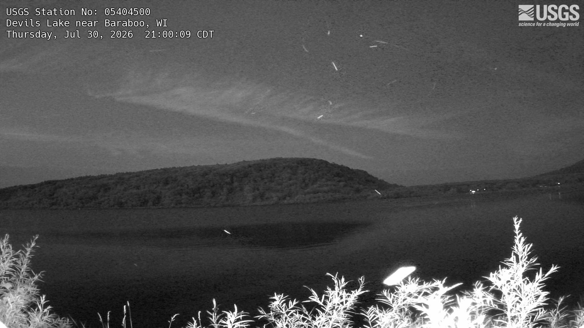 Most recent image at Devils Lake near Baraboo