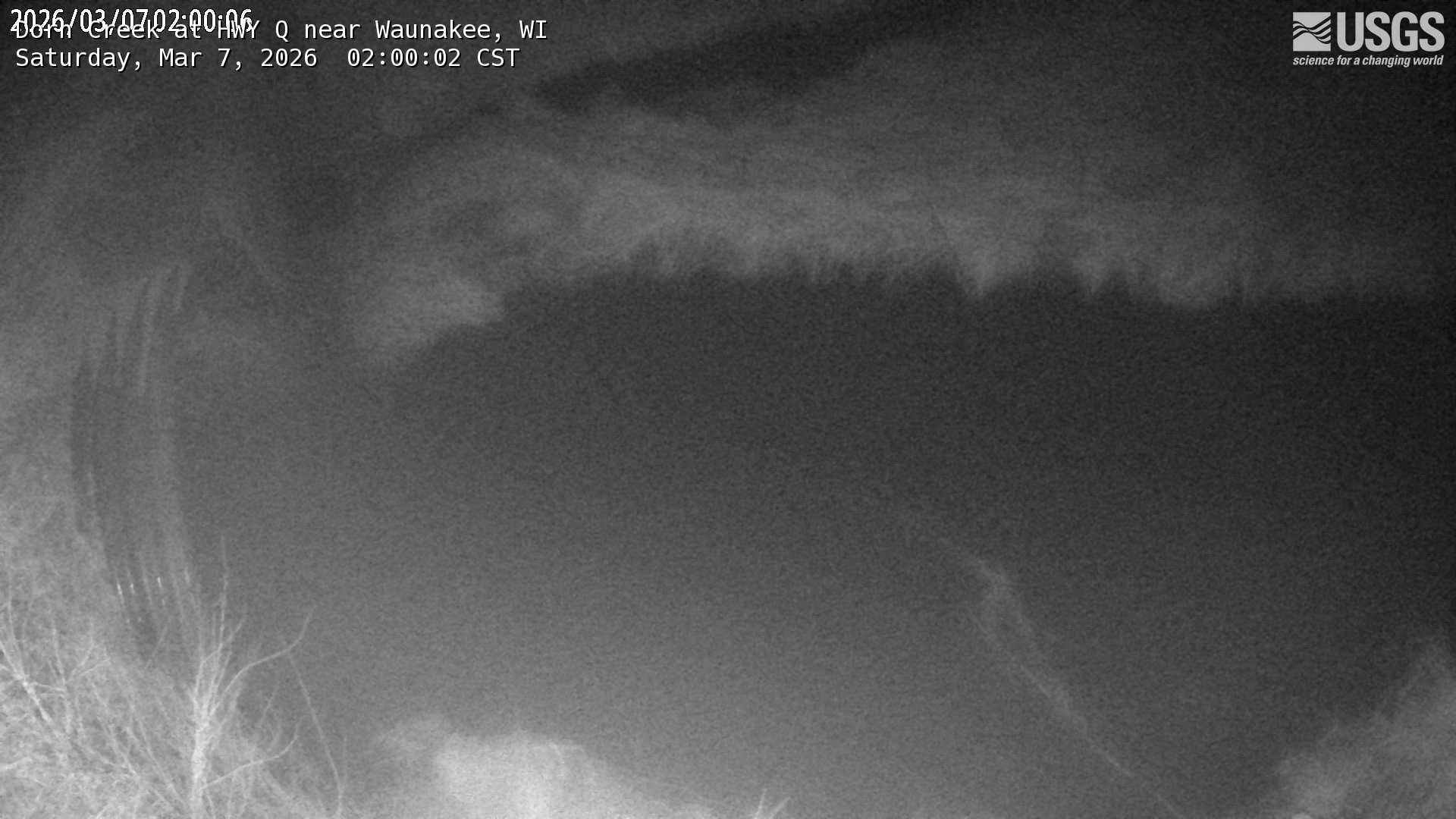 USGS HIVIS CAM Dorn Creek at HWY Q near Waunakee