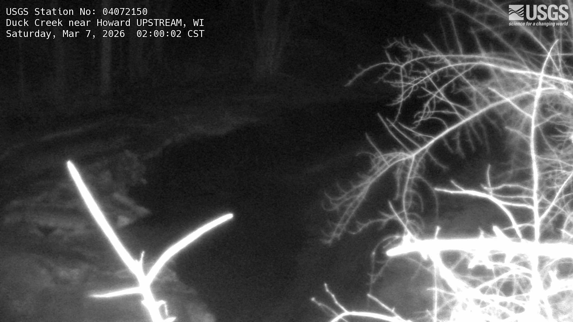 USGS HIVIS CAM Duck Creek near Howard UPSTREAM