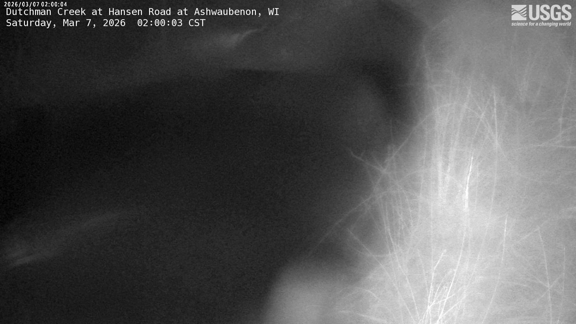 USGS HIVIS CAM Dutchman Creek at Hansen Road at Ashwaubenon