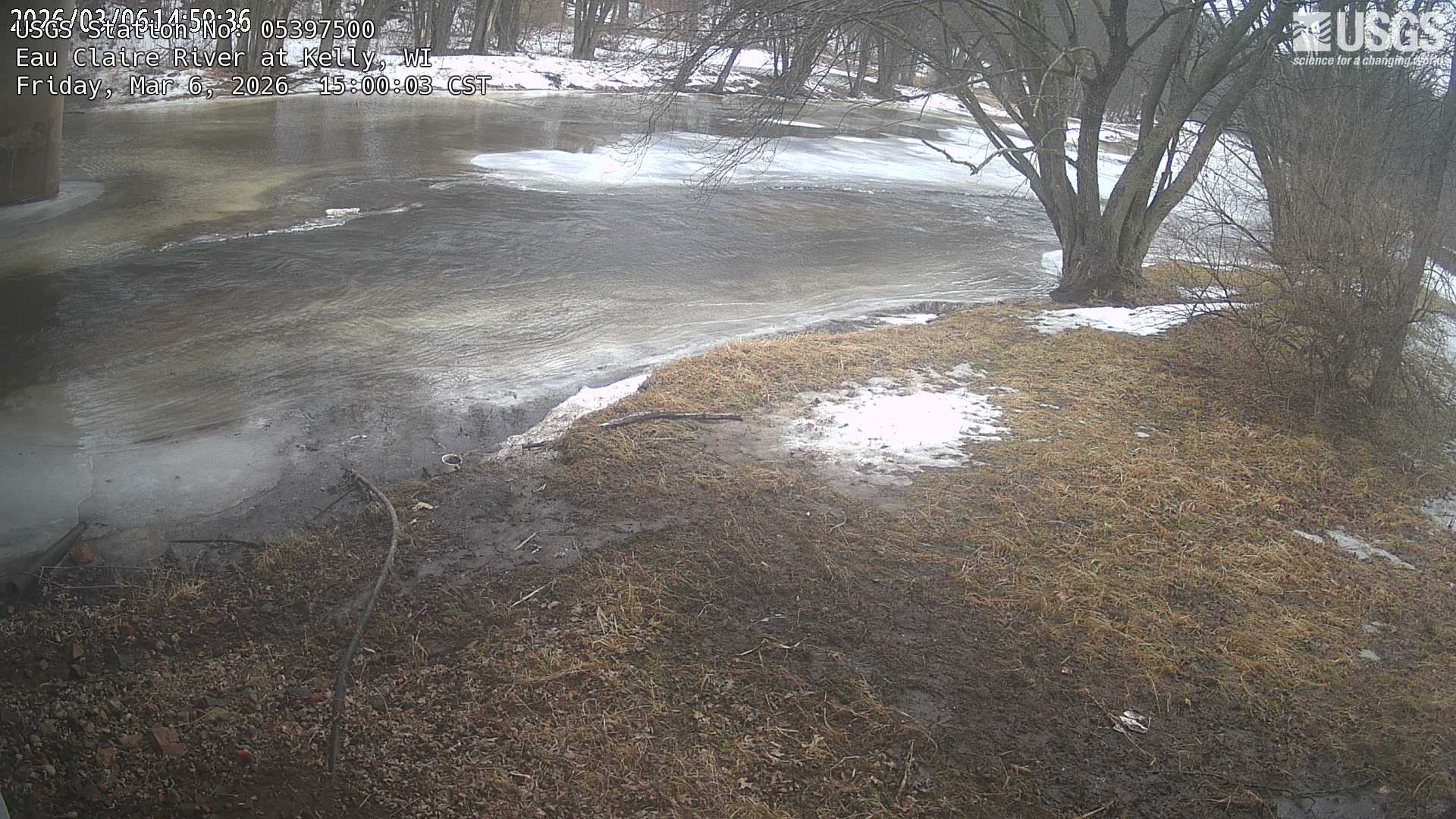 USGS HIVIS CAM Eau Claire River at Kelly